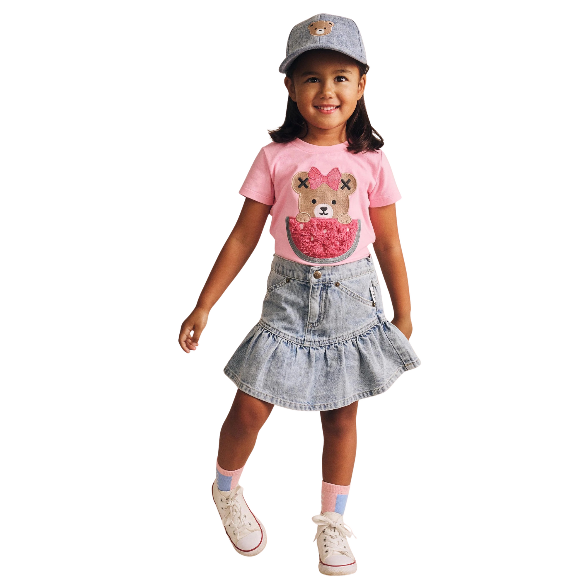 Huxbaby - Dreamy Denim Frilly Skirt