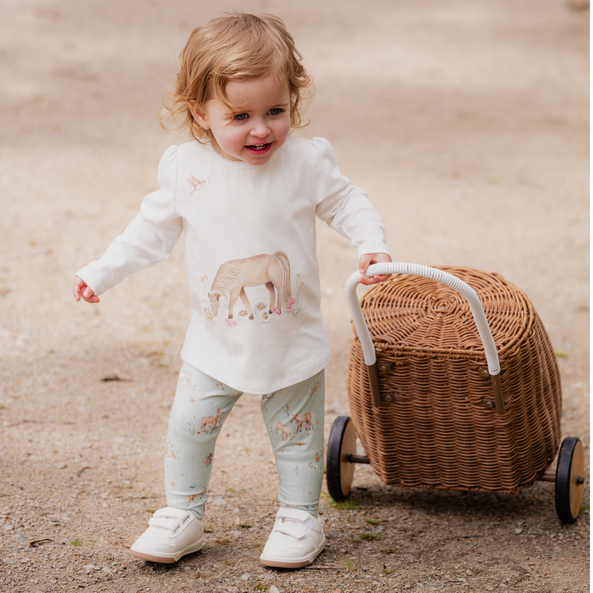 Bebe Winnie organic leggings - Winnie print