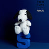 Snoopy Sitting Corduroy Cream - 19cm