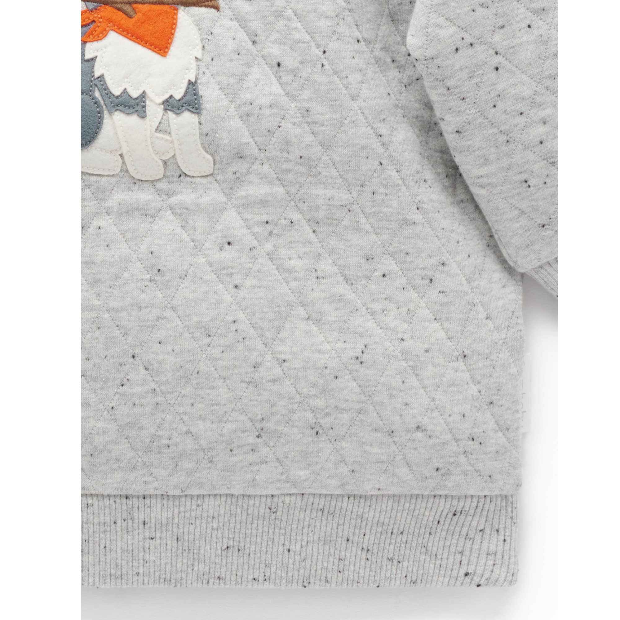 Purebaby Sheep Dog Windcheater - Grey Neppy