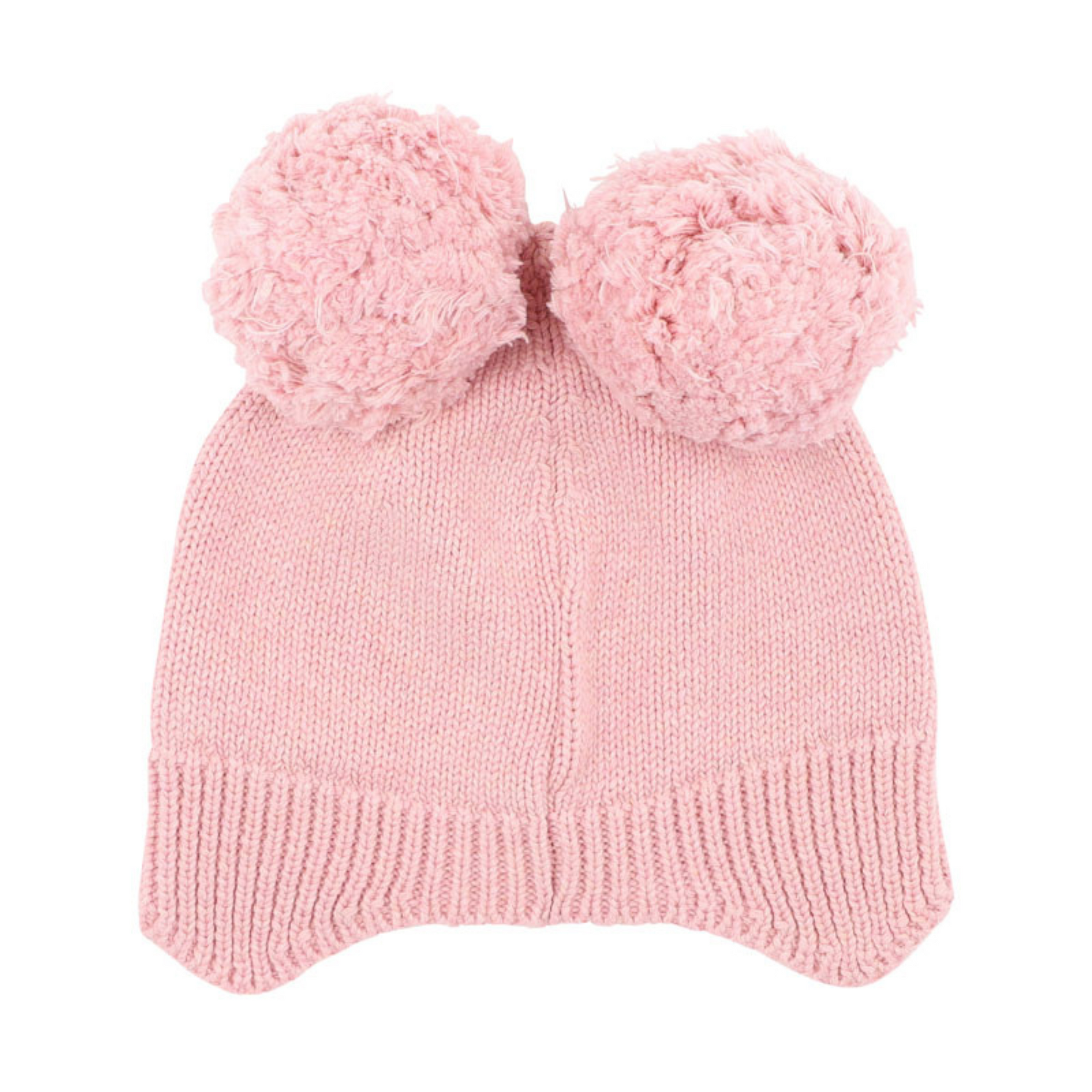 Bebe Molly Pom Pom Beanie - Pink Marl
