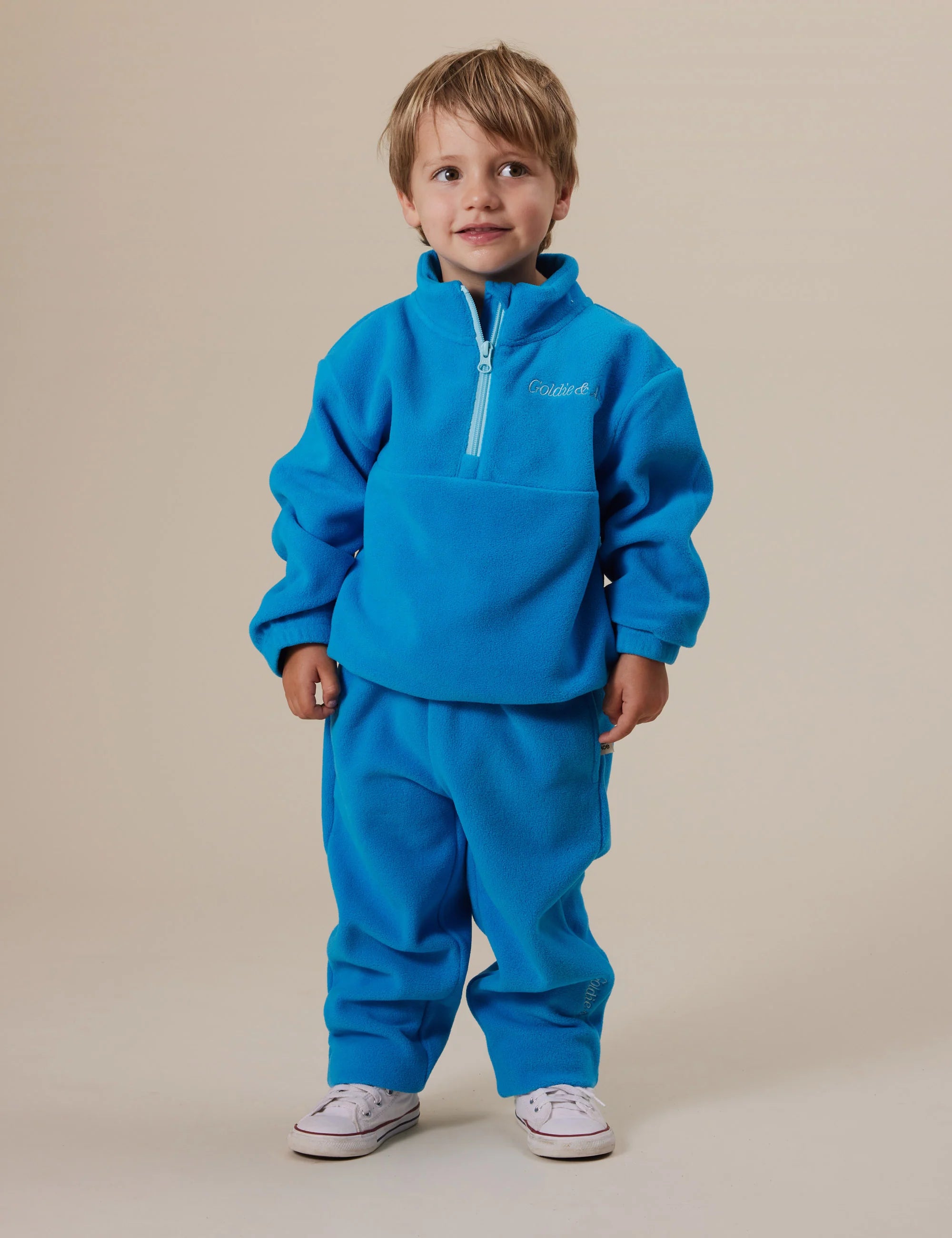 Goldie and Ace Bobbi Polar Fleece Sweatpants Lake