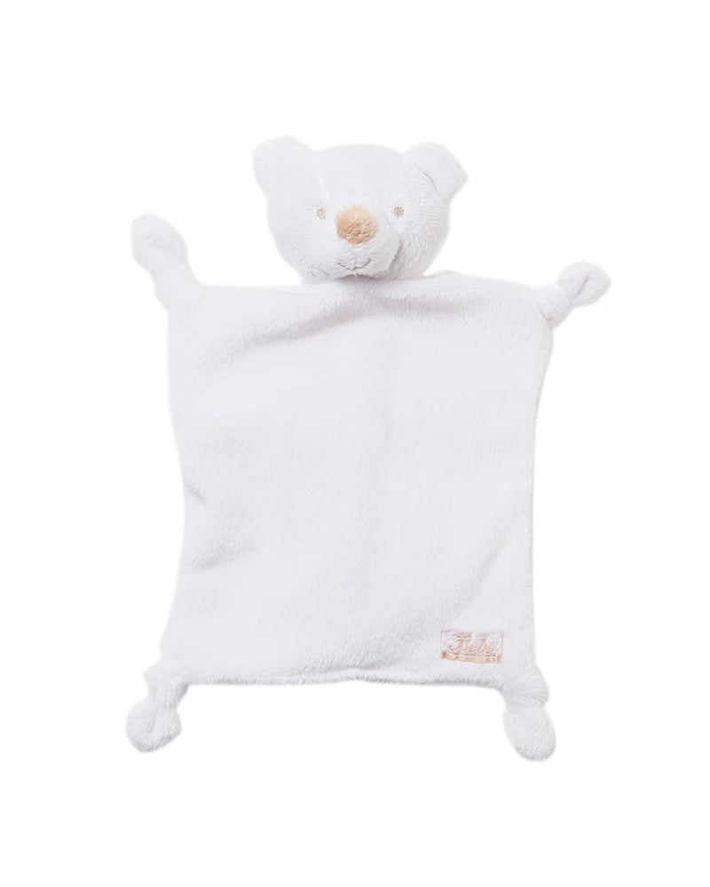 Teddy Comforter - White