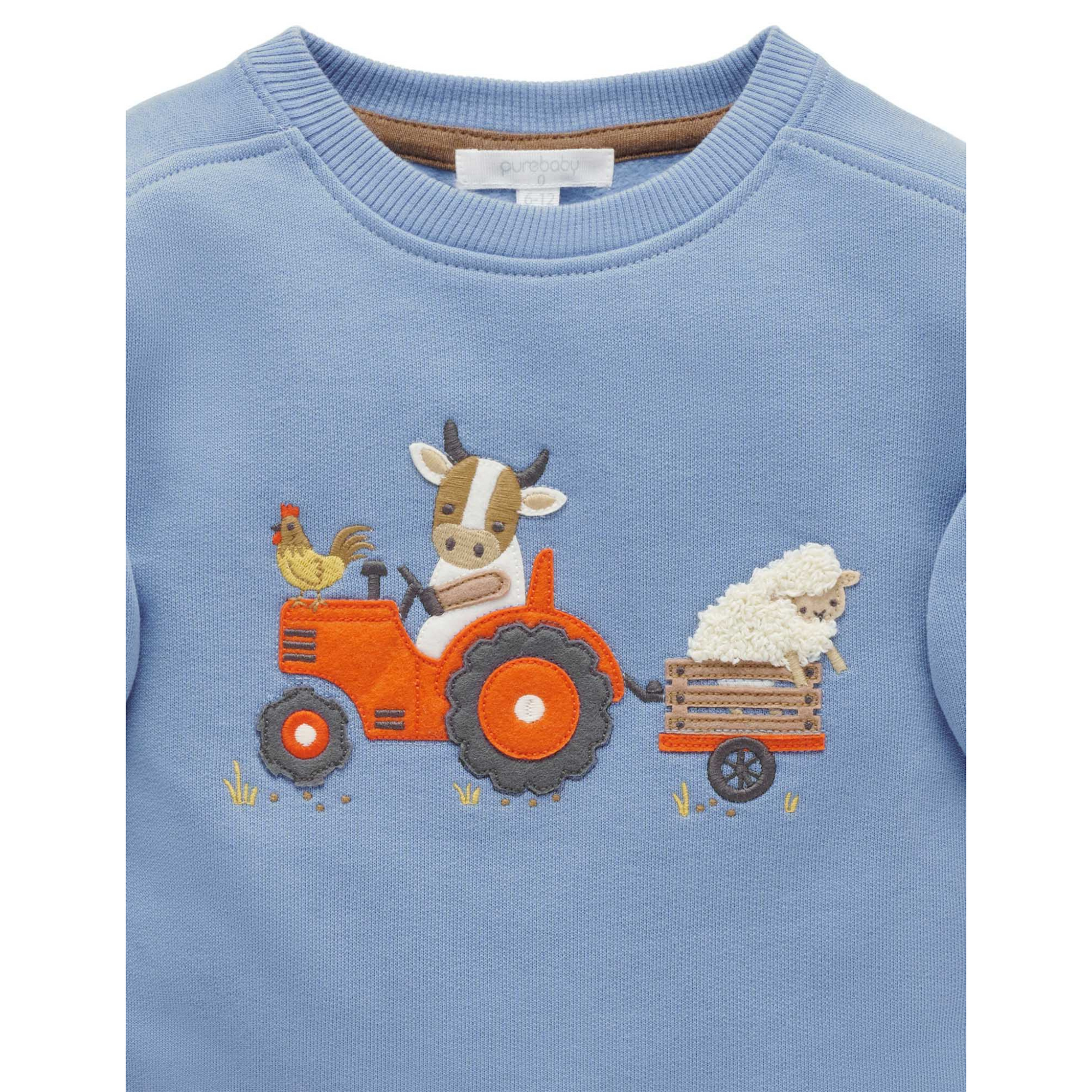 Purebaby Tractor Windcheater - Bluestone
