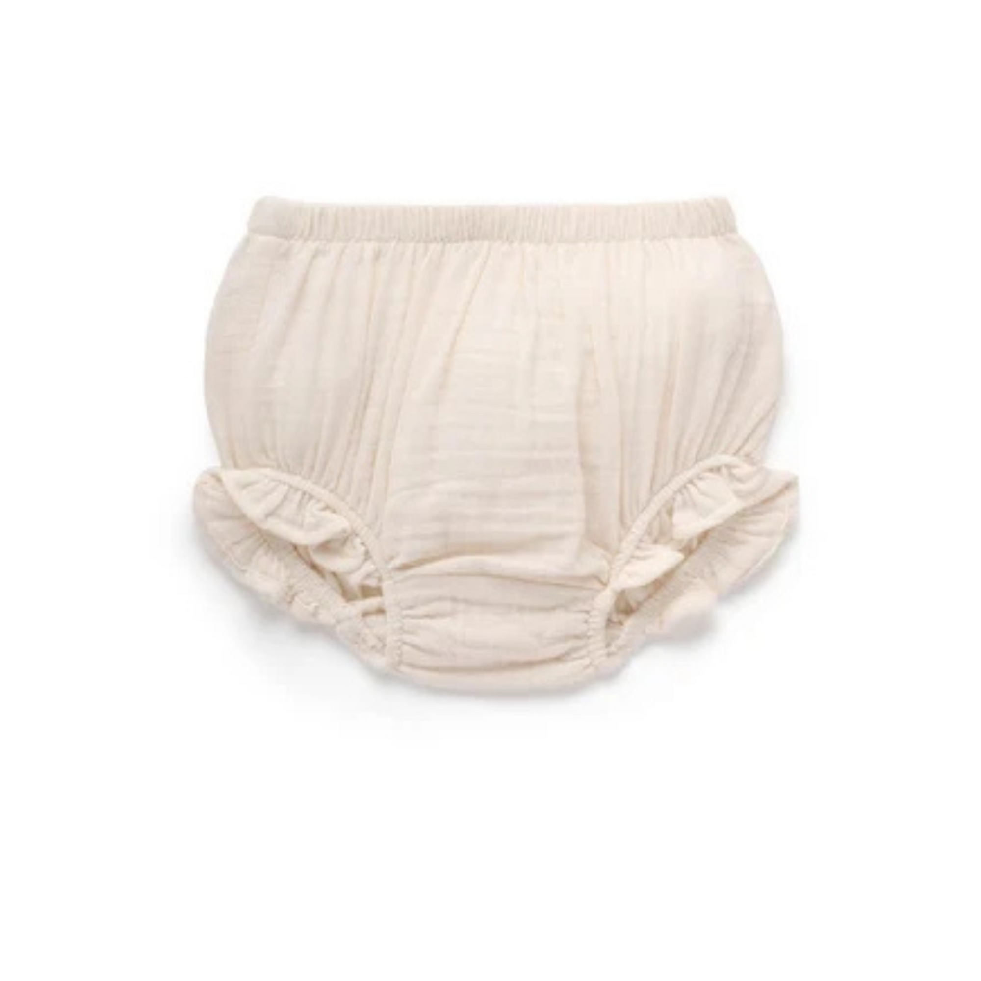 Purebaby Ruffle Bloomer - Cloud