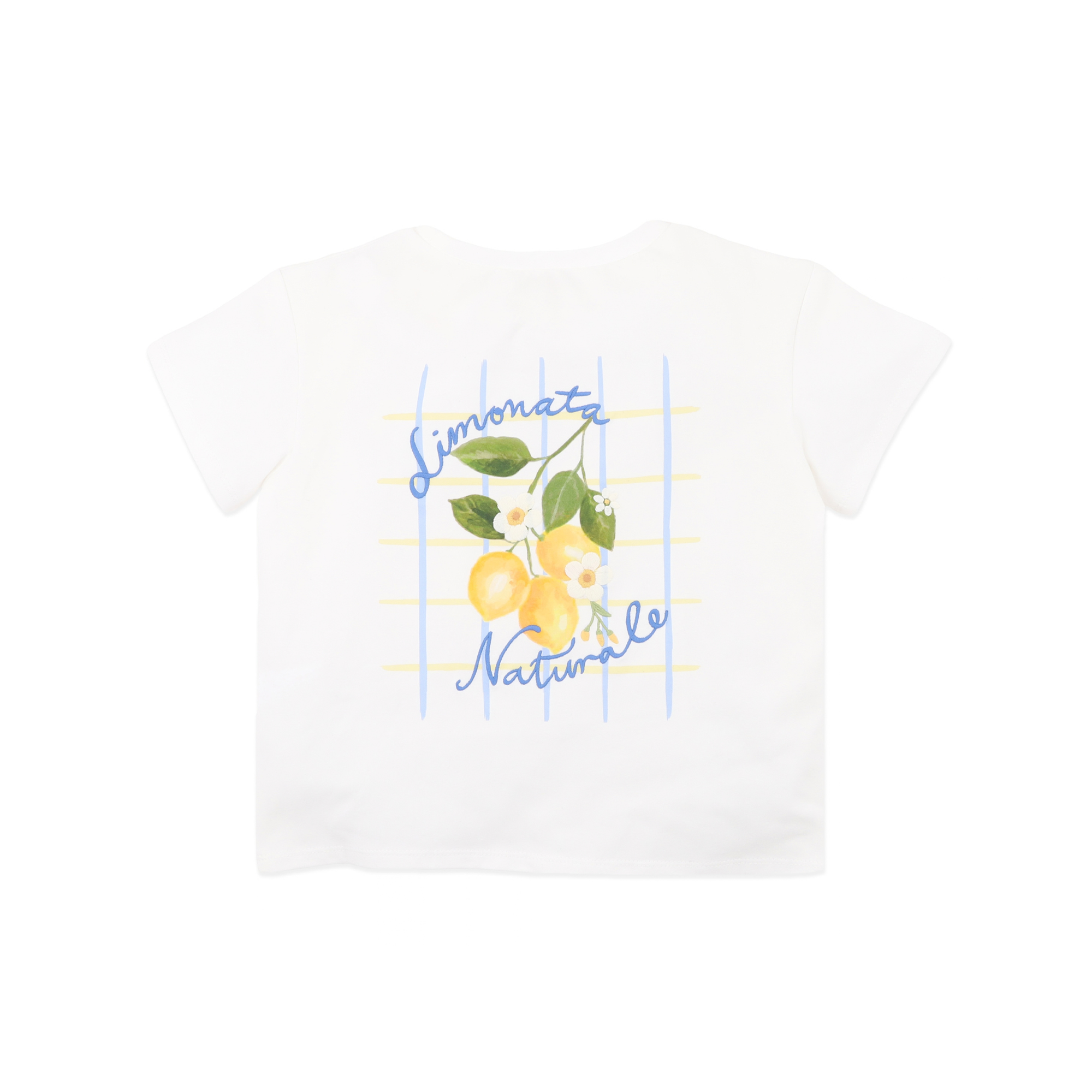 Fox & Finch Piccolina Organic Limonata Tee - White