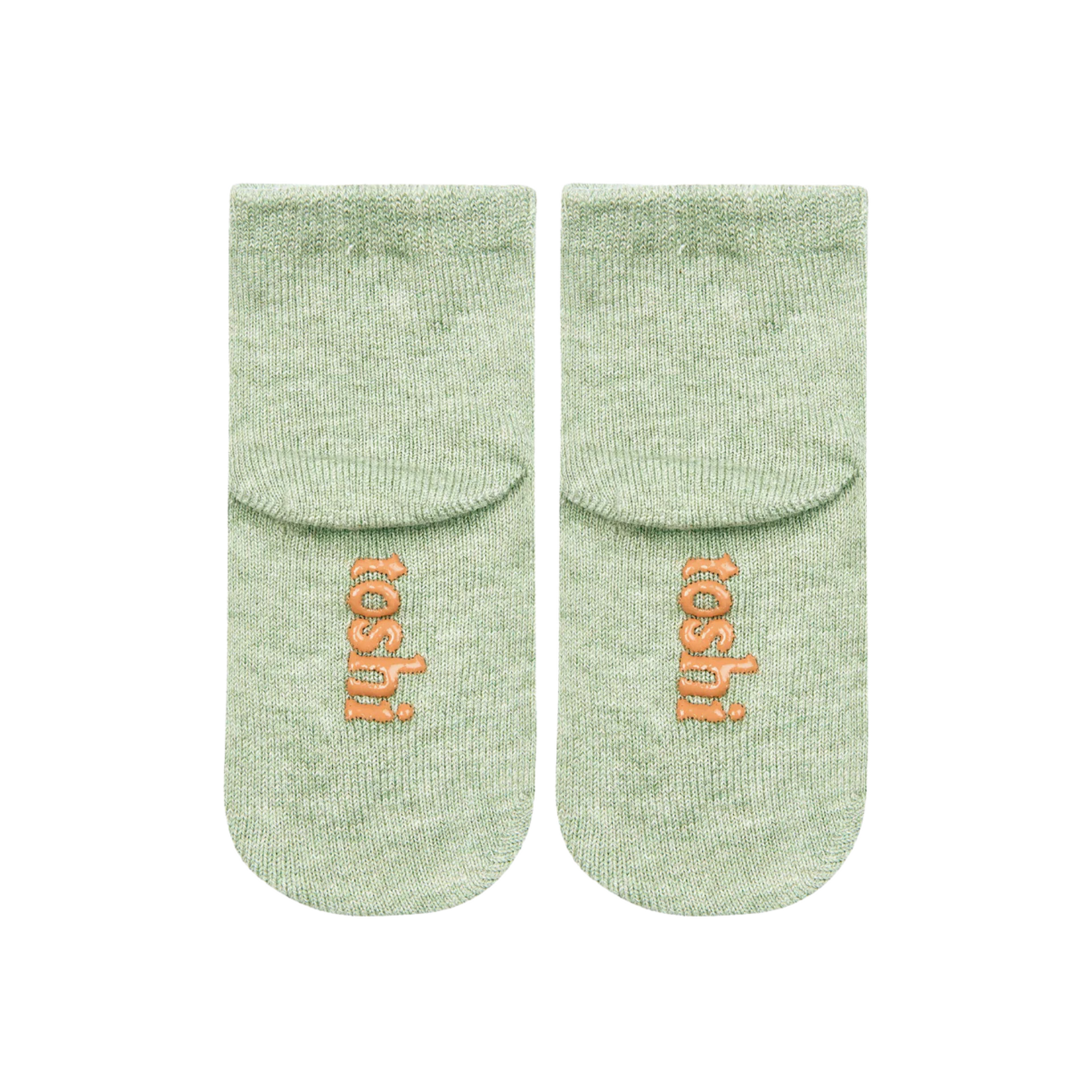 Toshi Organic Socks Ankle Jacquard - Koala