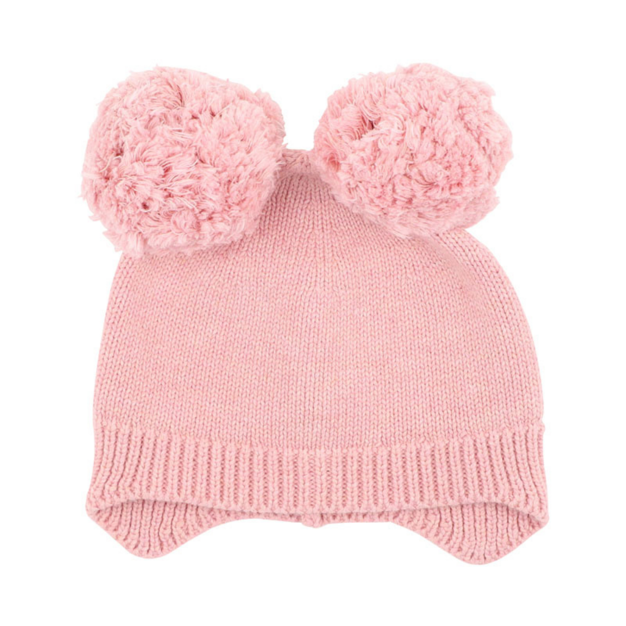 Bebe Molly Pom Pom Beanie - Pink Marl