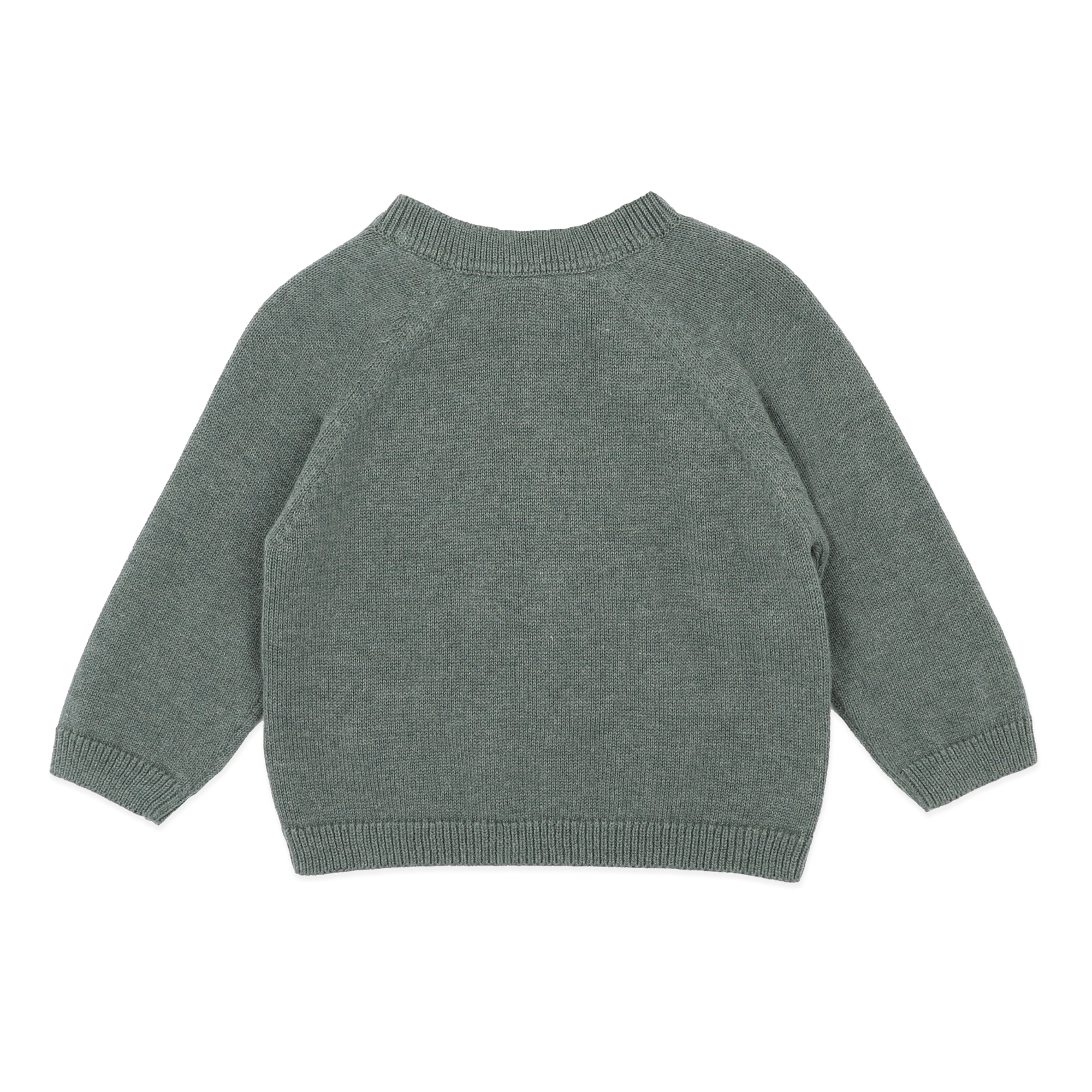 Bebe Otto Proud Puppy Organic Knitted Jumper - Sage