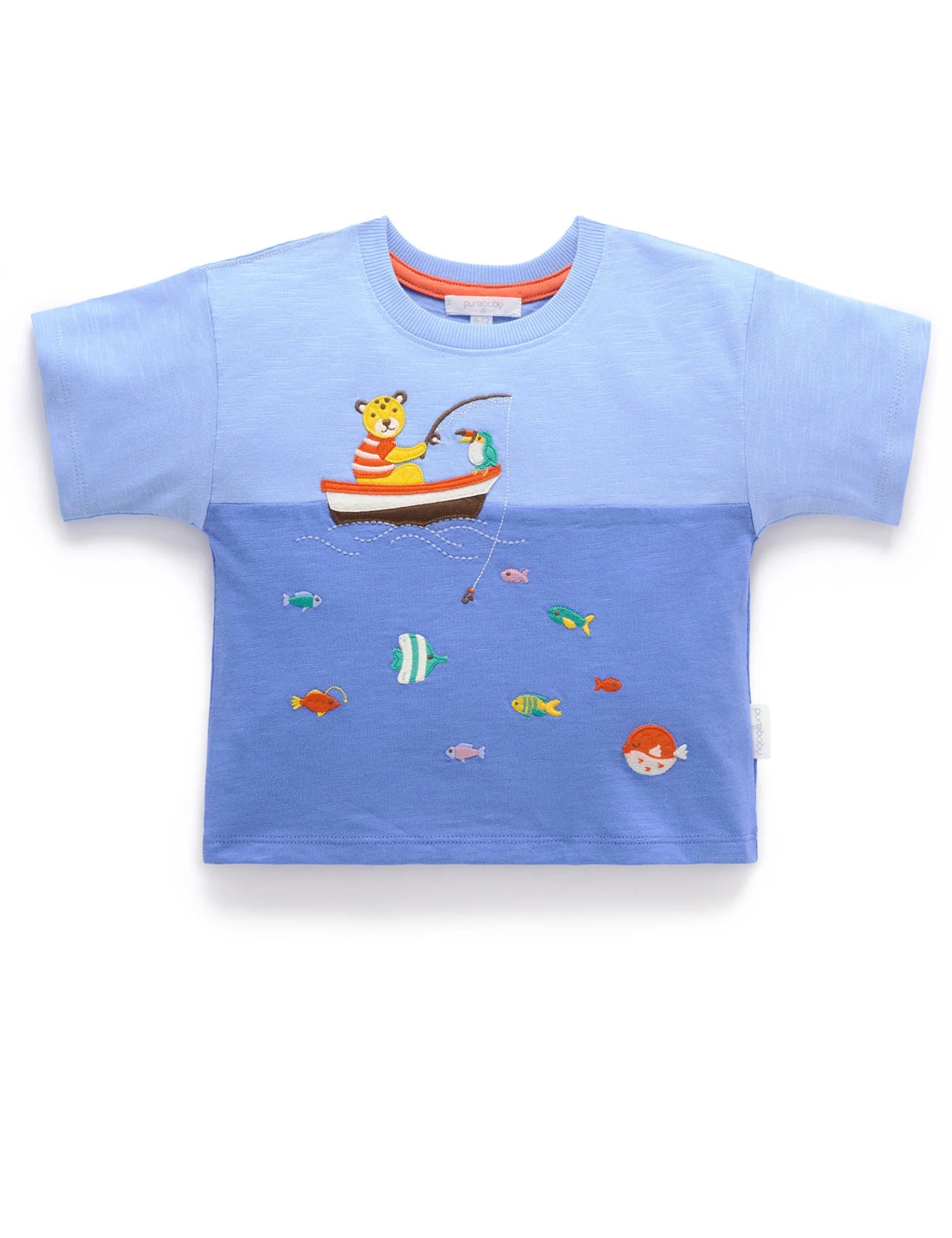 Ocean Relaxed Tee - Caribbean