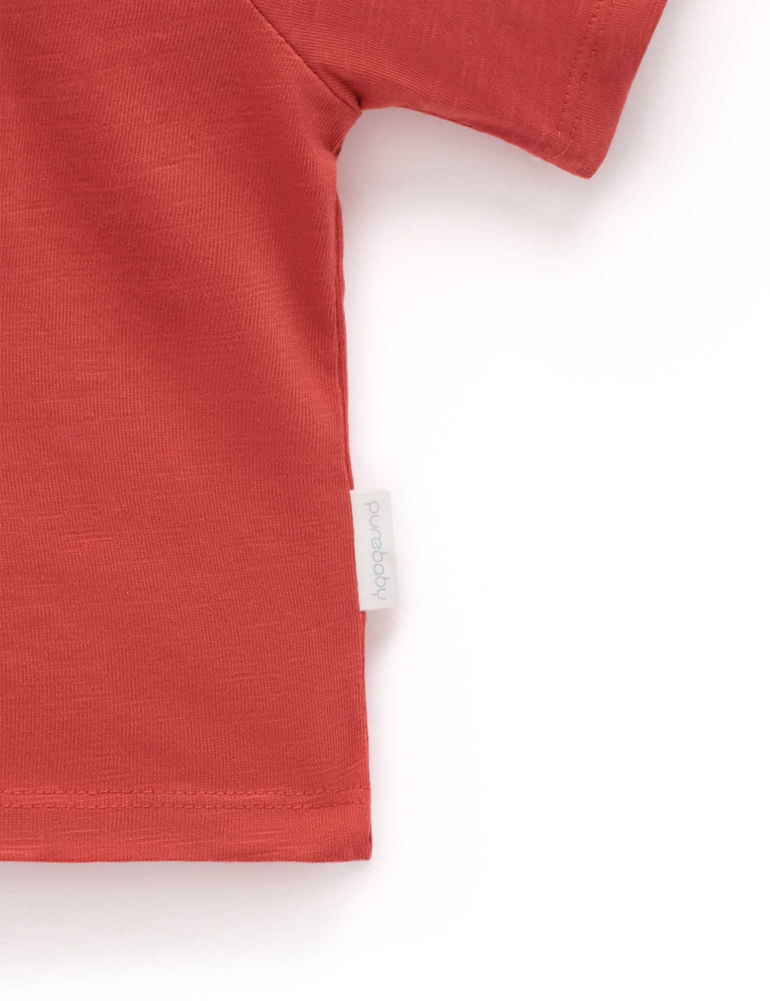 Christmas Postal Van Tee - Christmas Red