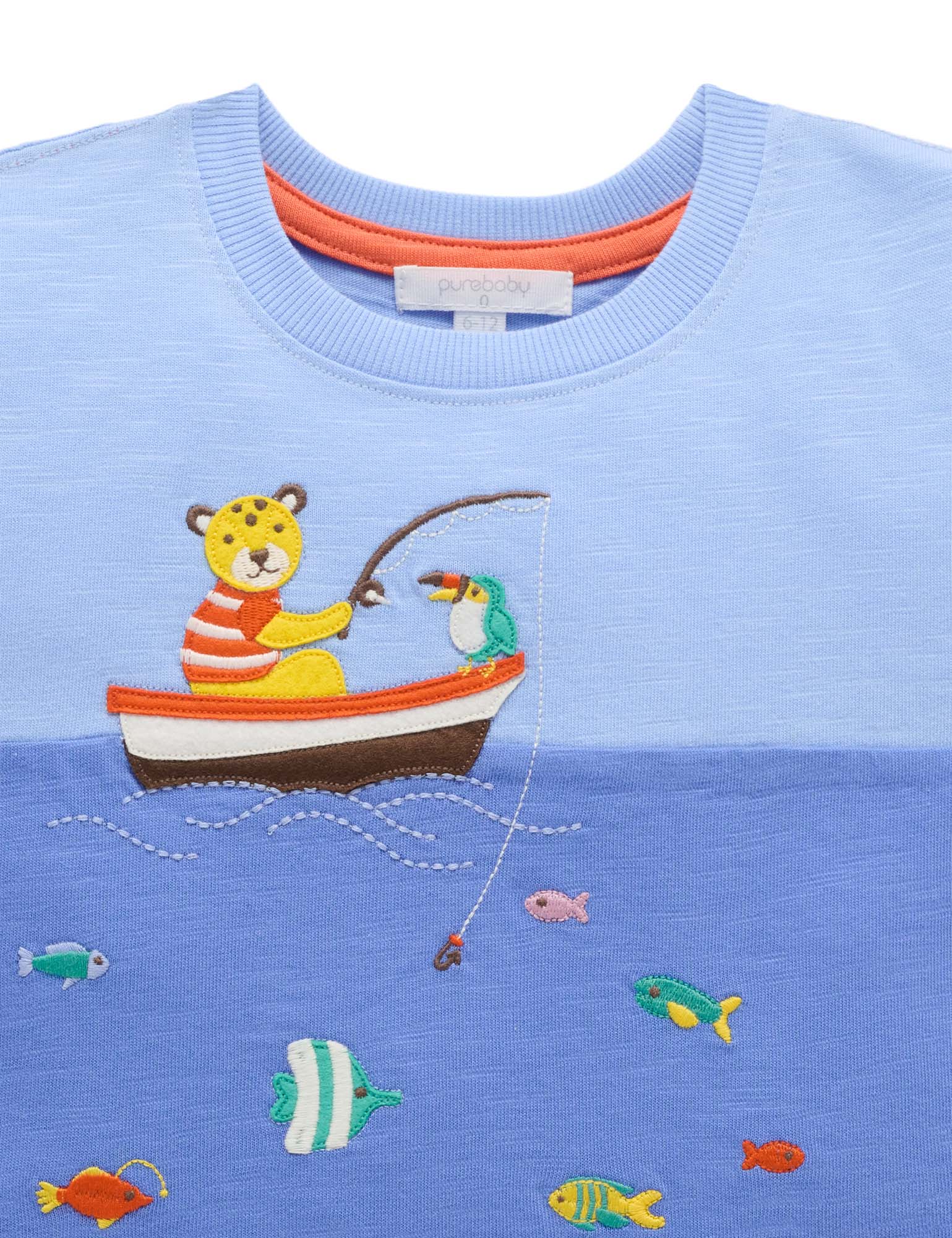 Ocean Relaxed Tee - Caribbean