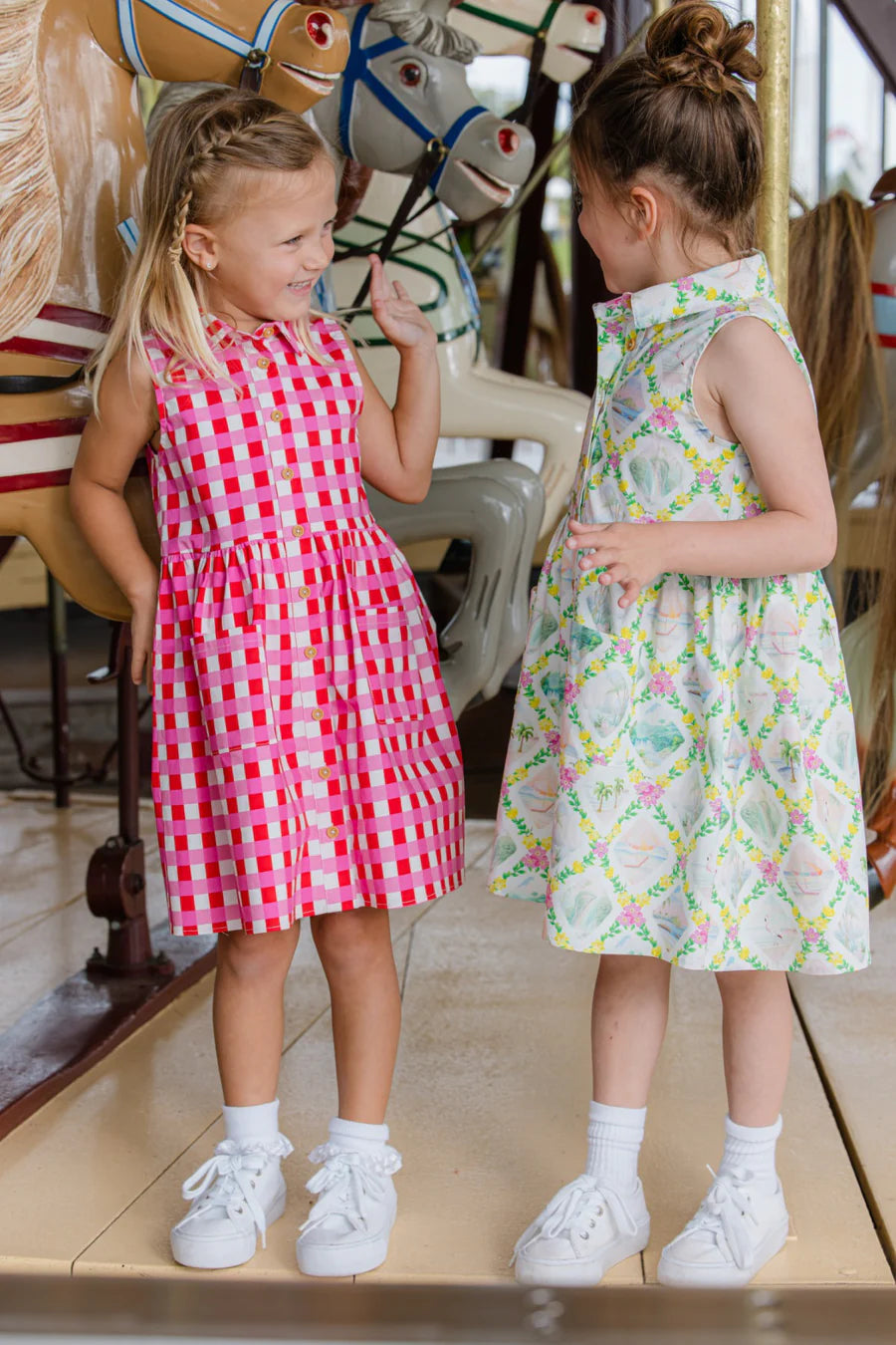 Milky Lollipop Check Dress