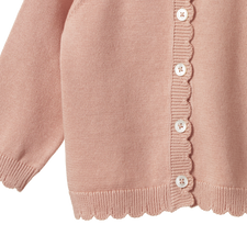Nature Baby Liliette Cardigan - Rose Dust