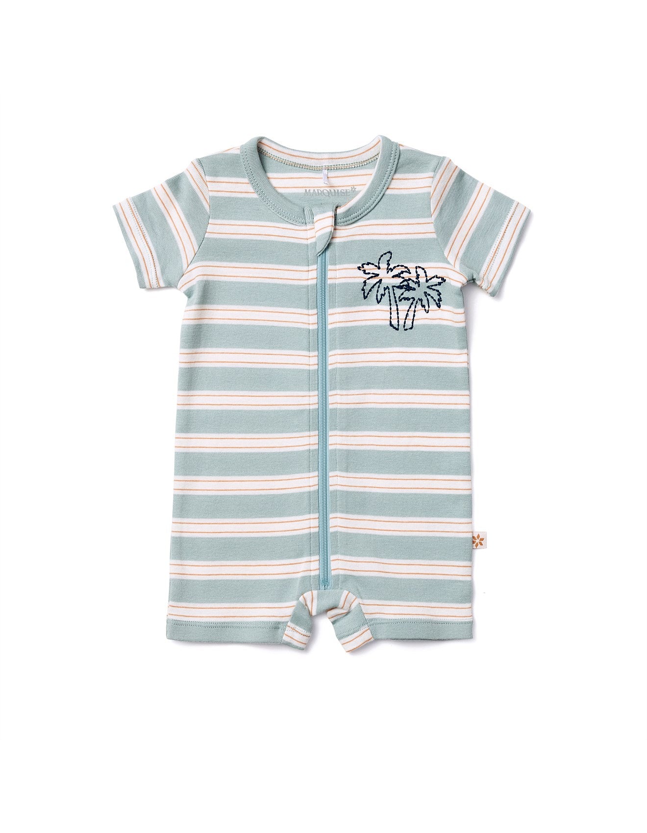 Marquise Endless Summer Striped Zip Romper