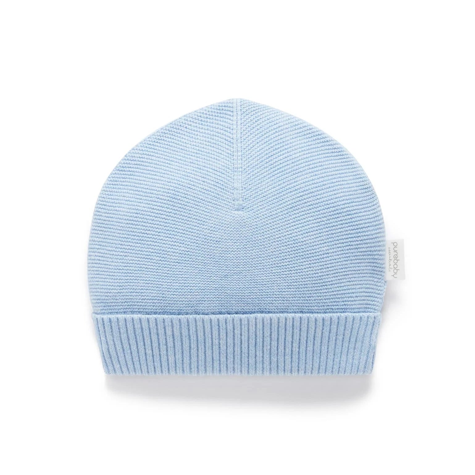 Purebaby Textured Beanie Blue