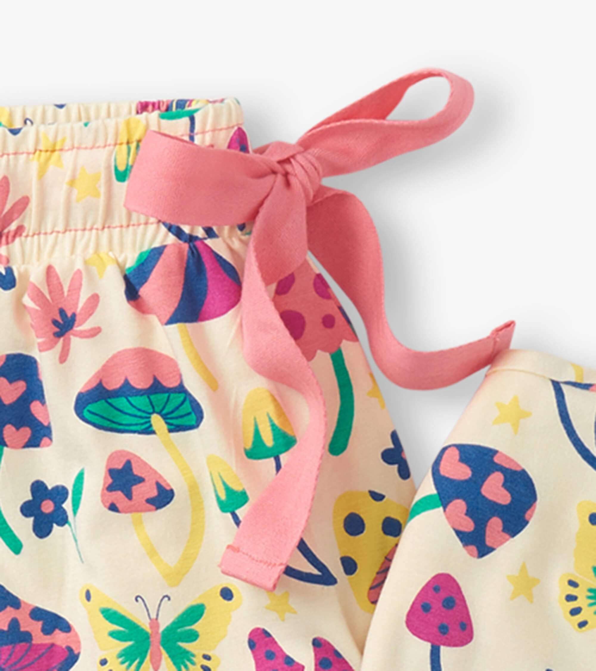 Hatley Groovy Mushroom Girls Bamboo Pyjama Set - 12 - 16YRS