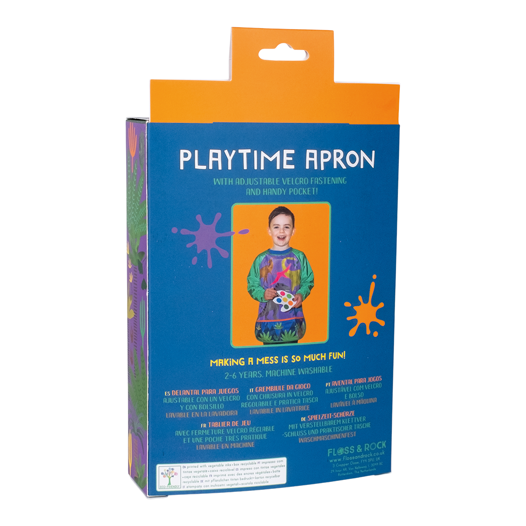 Floss & Rock Playtime Apron – Dino