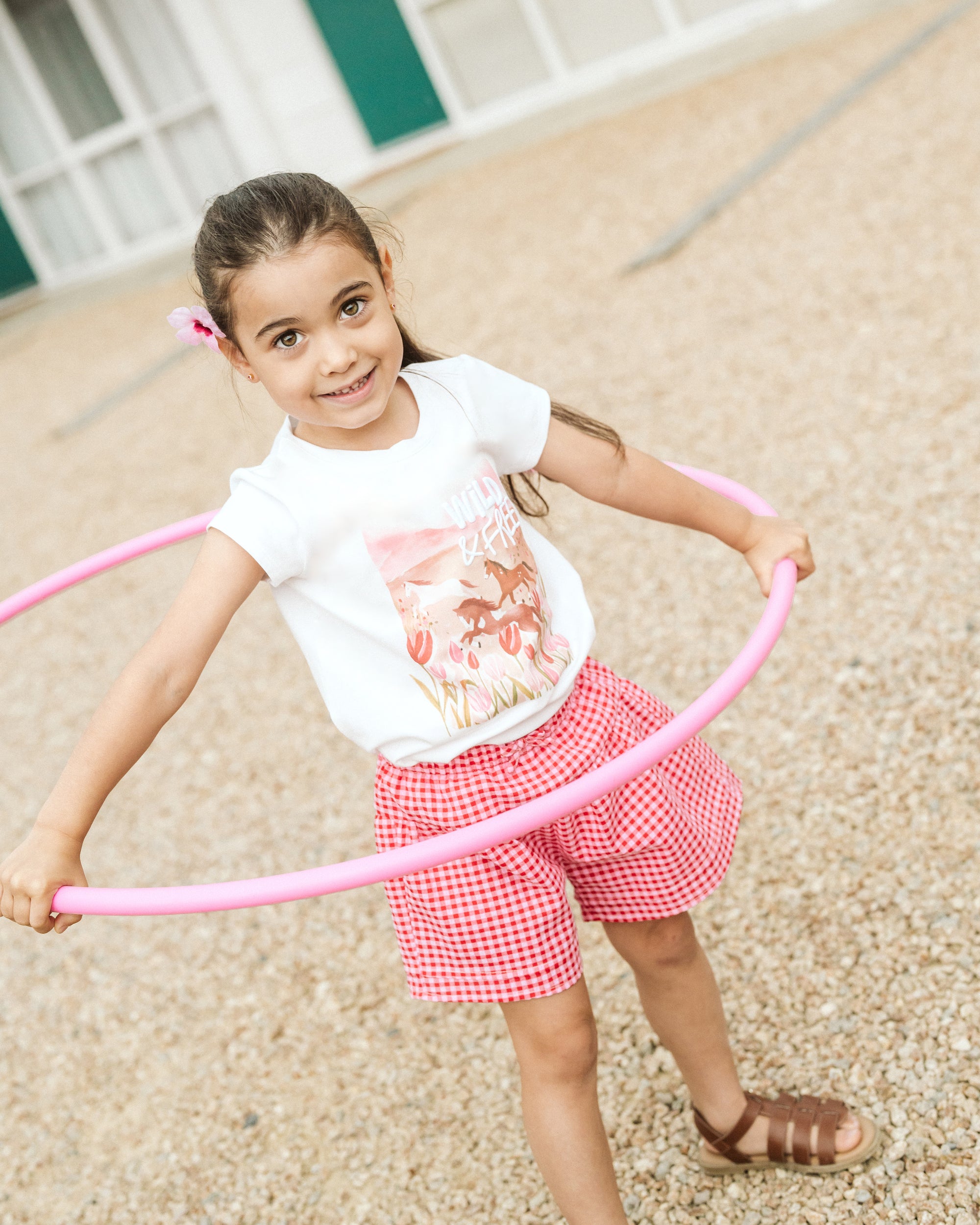 Sundae Gingham Shorts 3-7Y