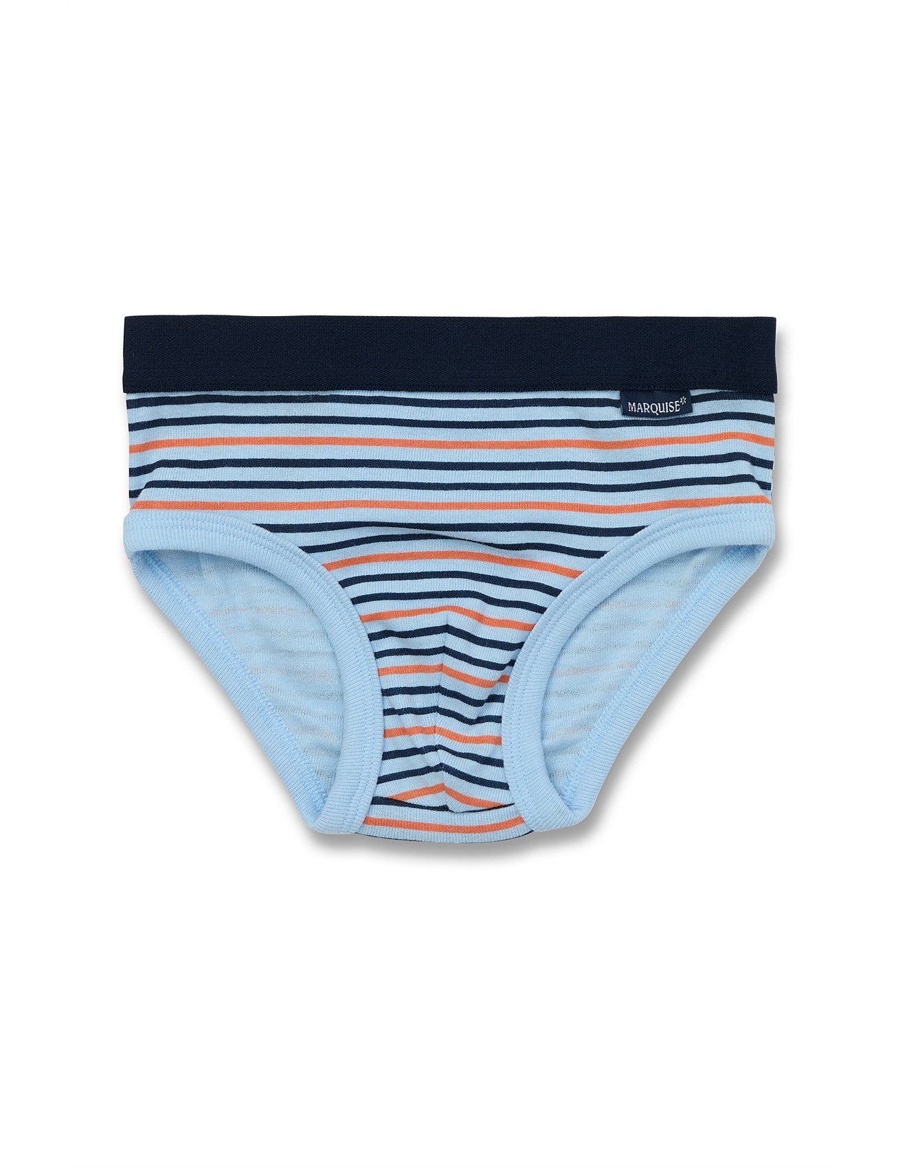 Marquise Boys 3 Pack Underwear - Blue/Stripe