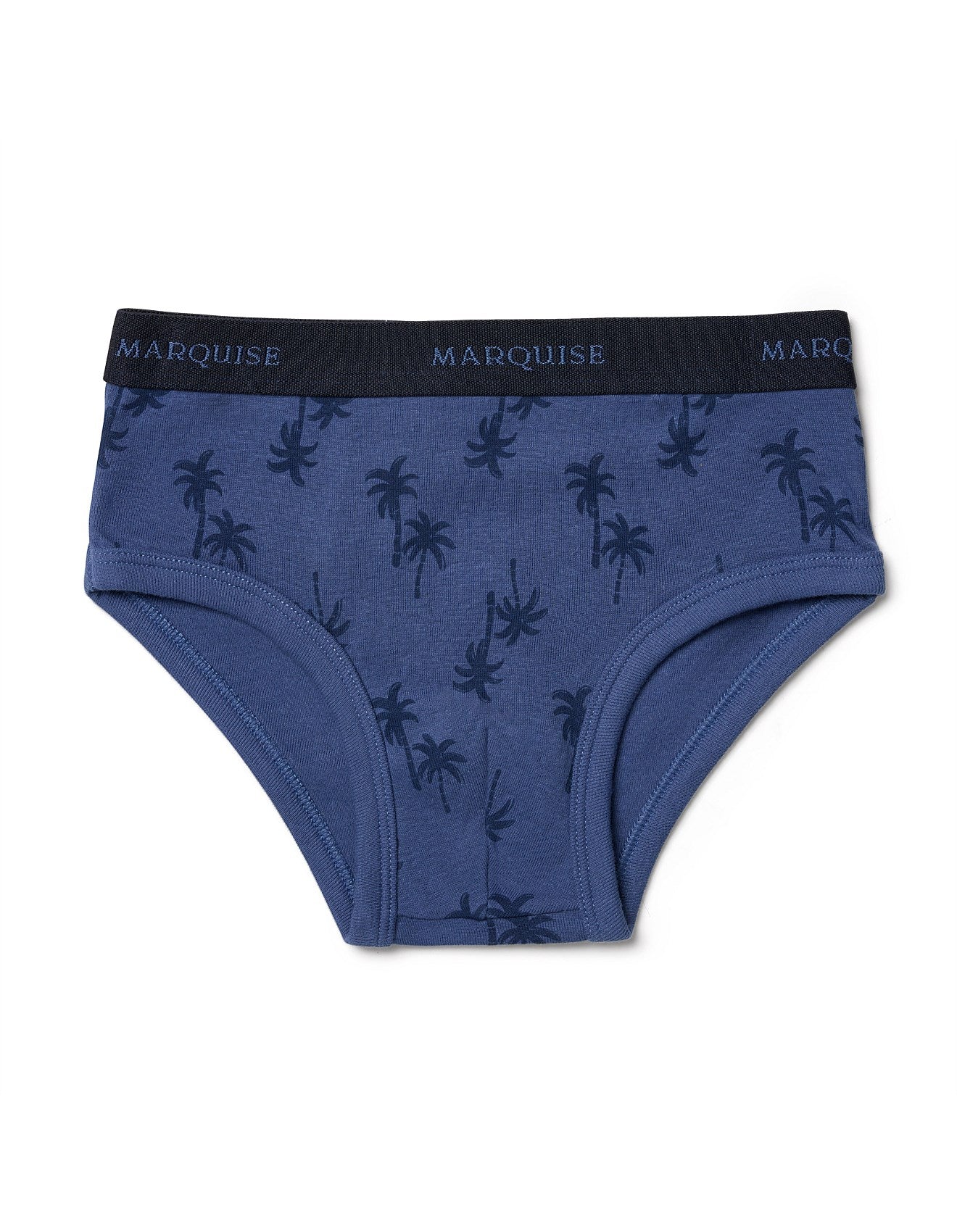 Marquise Boys Underwear 2 Pack - Palms - Navy/Print