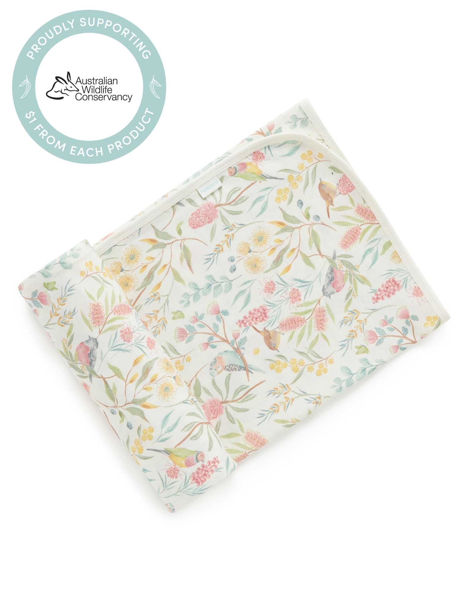 Purebaby Stretch Wrap - Aviary Garden