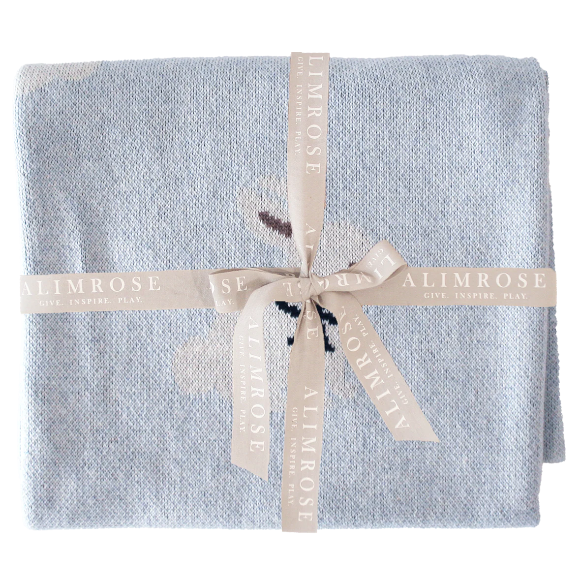 Alimrose Baby Bunny Blanket - Blue