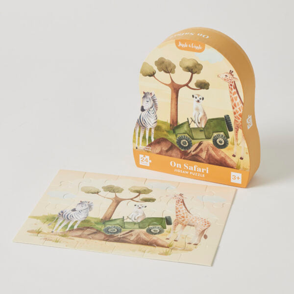 Jiggle & Giggle On Safari Jigsaw Puzzle - 24 pieces