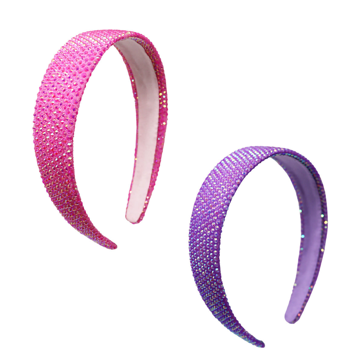 Pink Poppy Rhinestone Headband