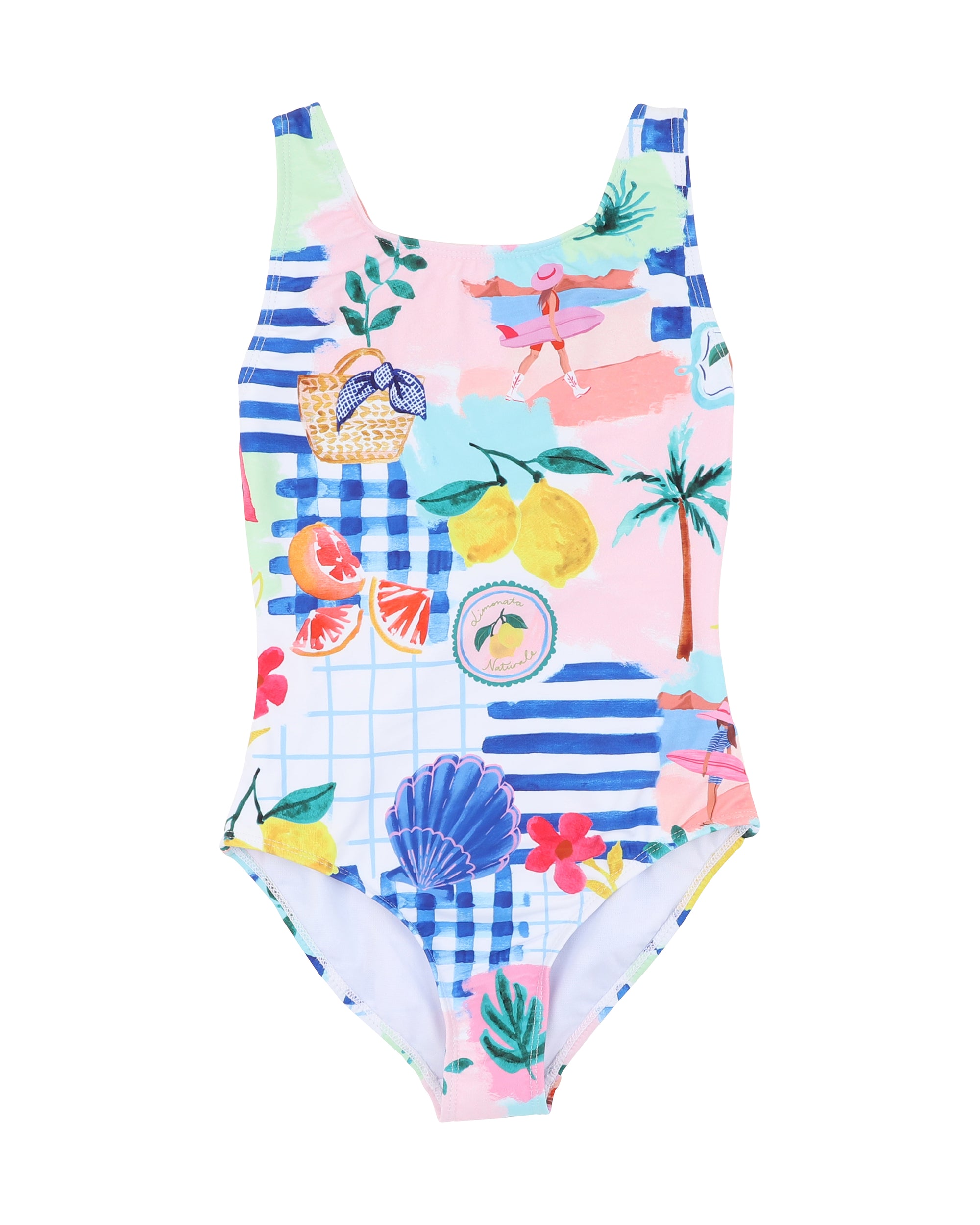 Camille Print Swimsuit 4y - 14y