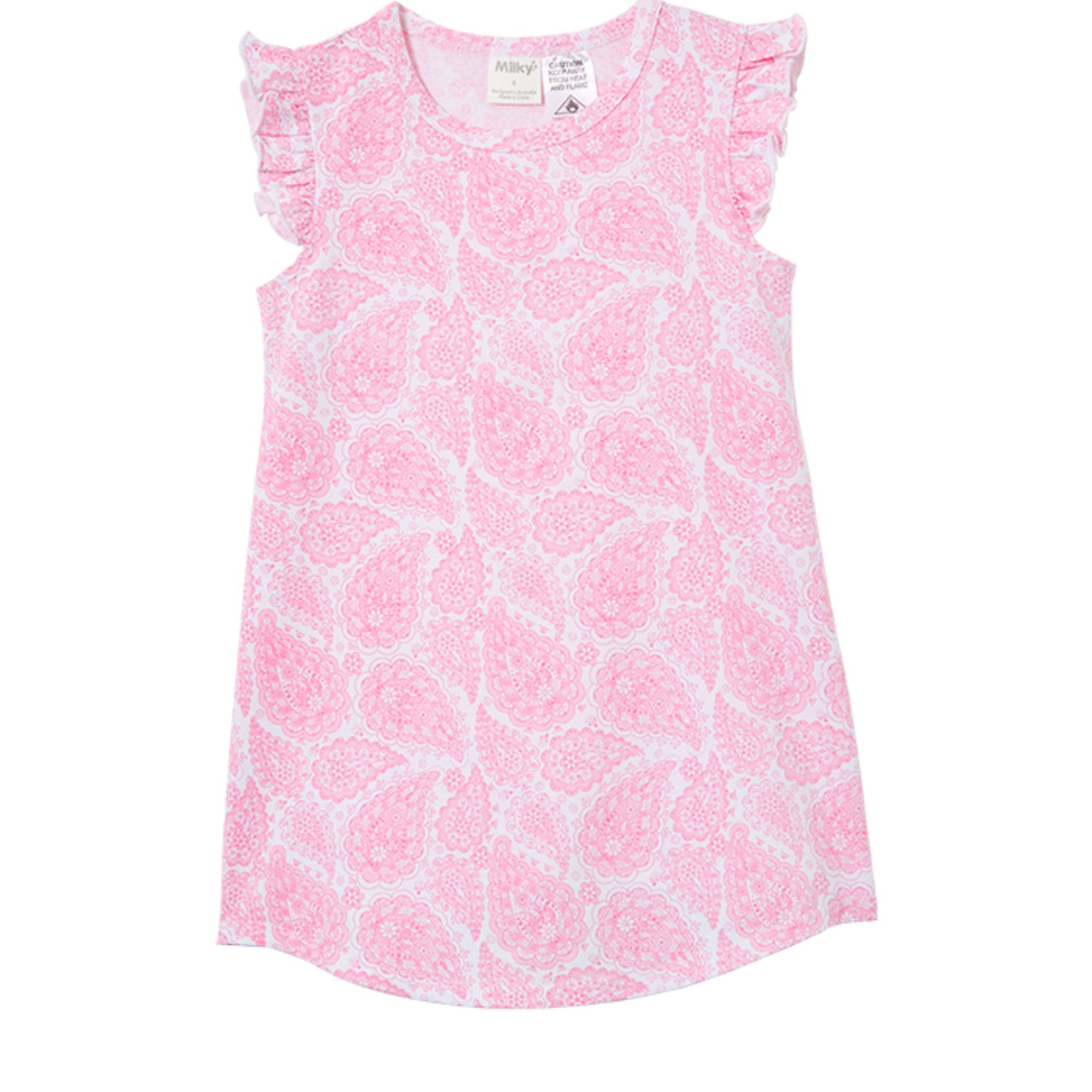 Milky Pink Paisley Nightie