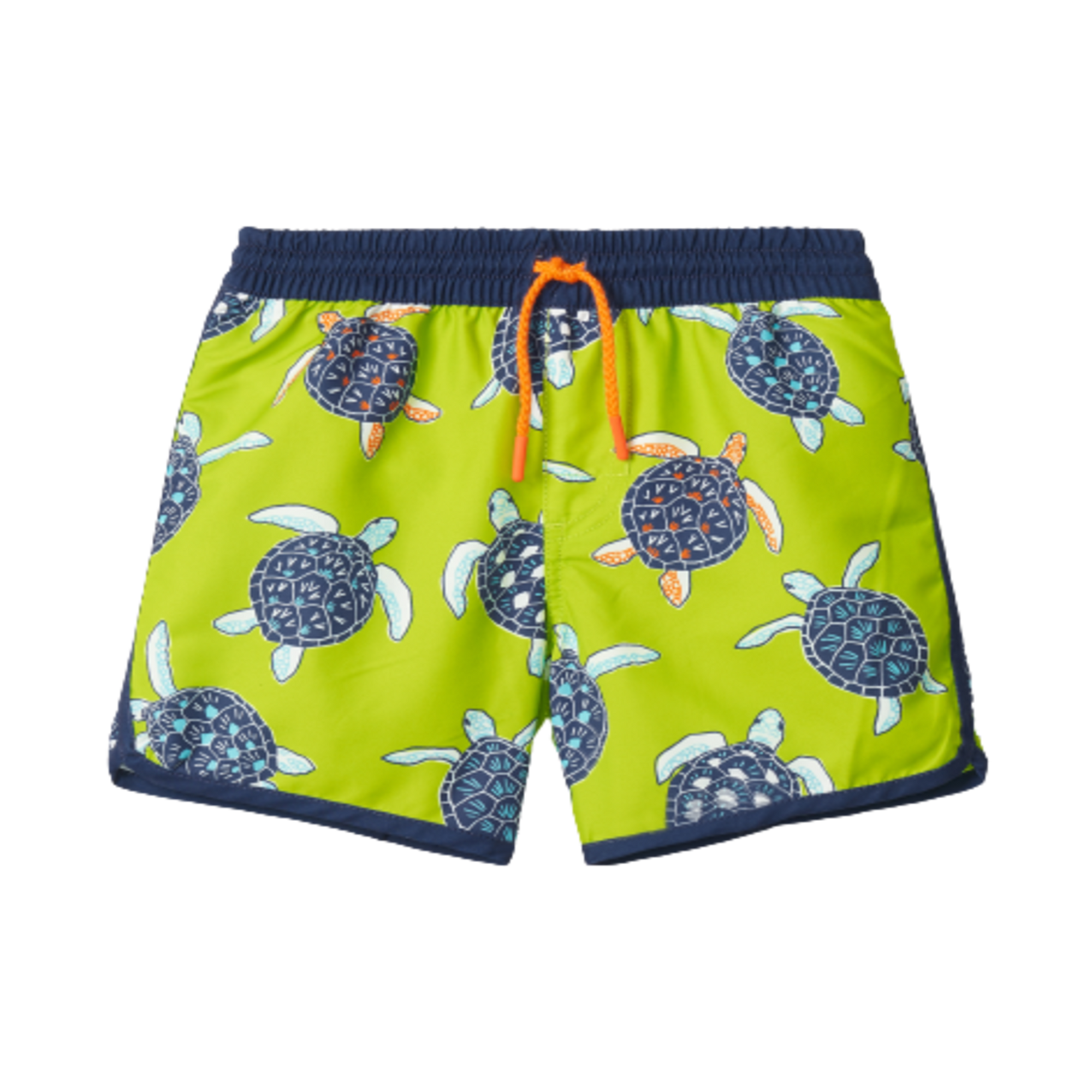 Hatley Tropical Turtles Swim Shorts - Lime Green