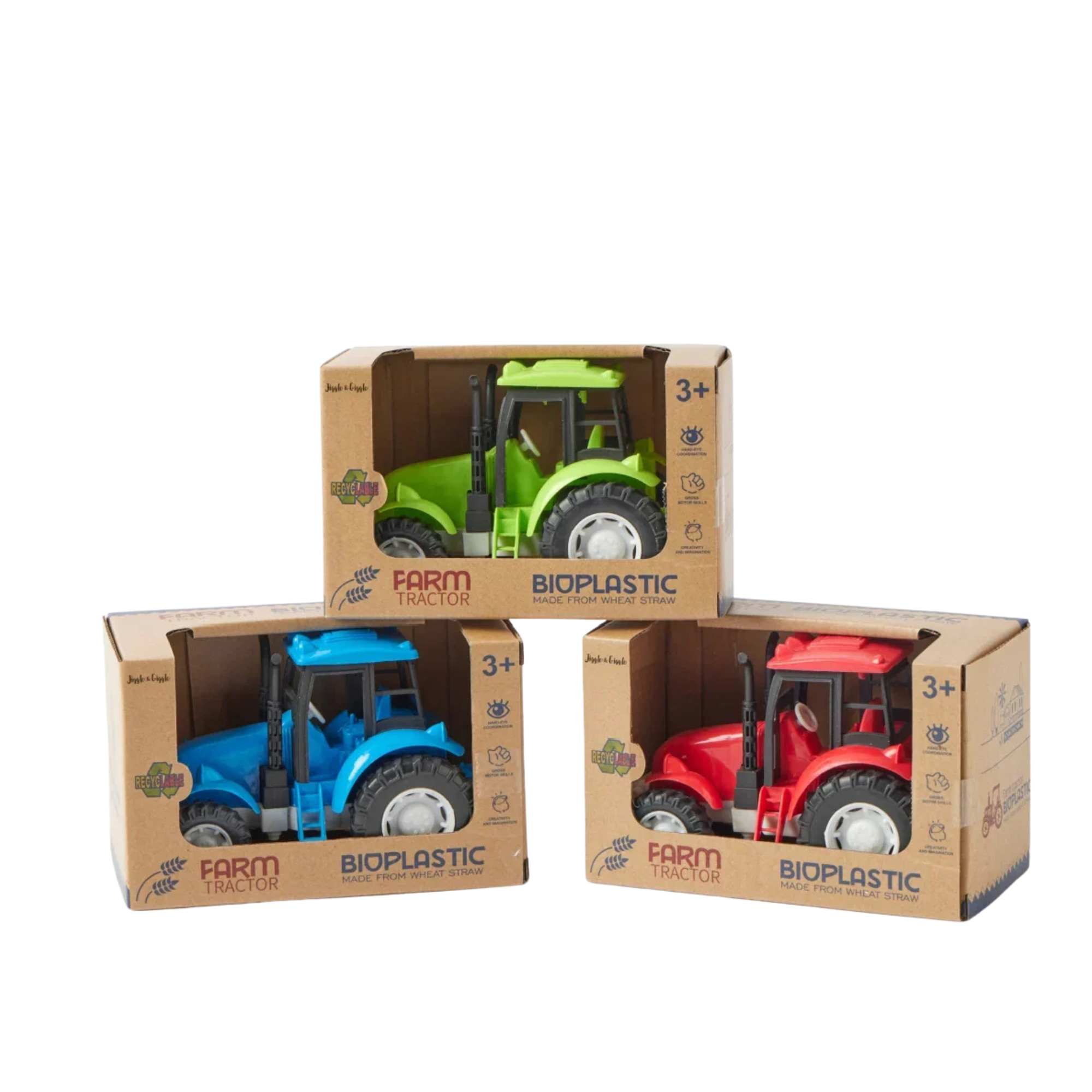 Jiggle & Giggle Bioplastic Farm Tractor