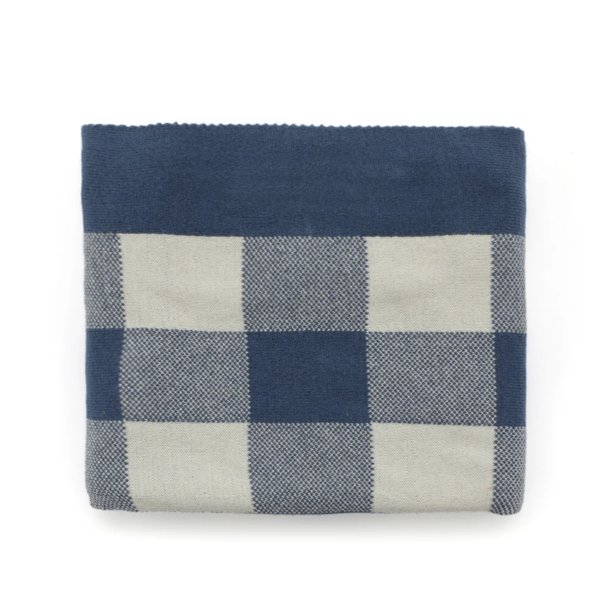 Nana Huchy Gingham Baby Blanket - Blue