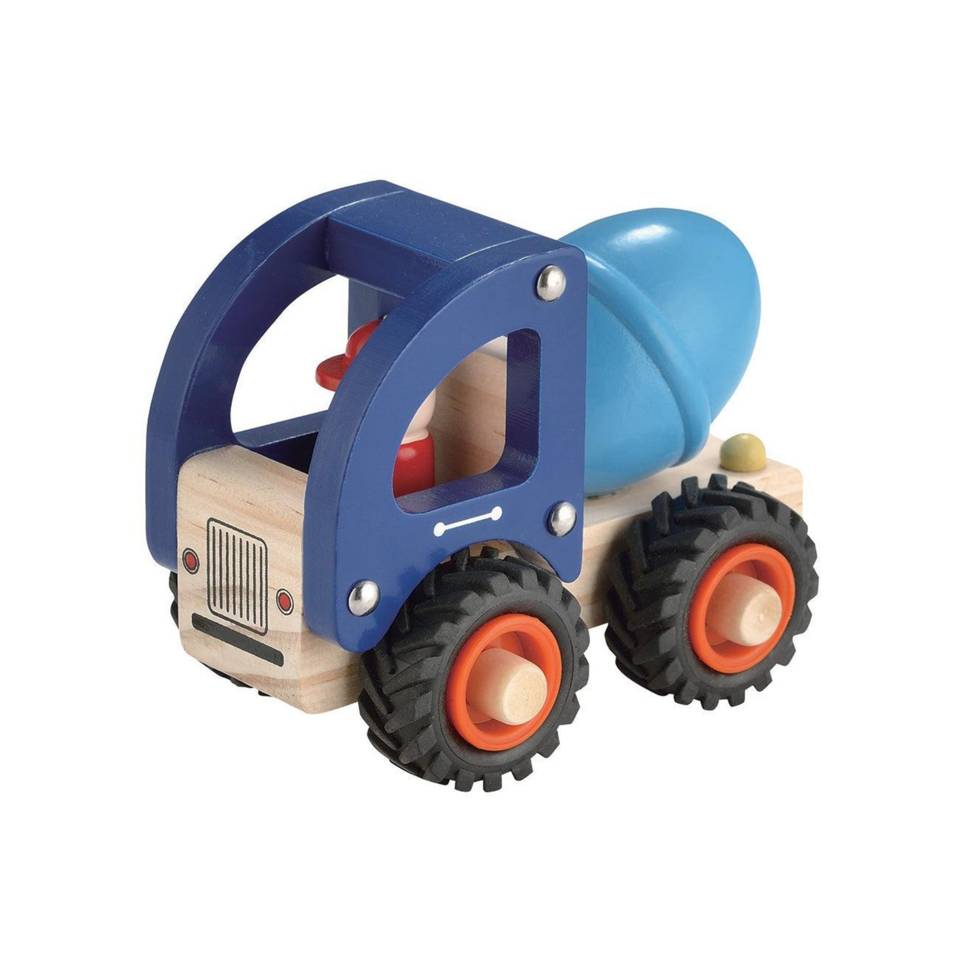 Wooden Concrete Mixer - Blue