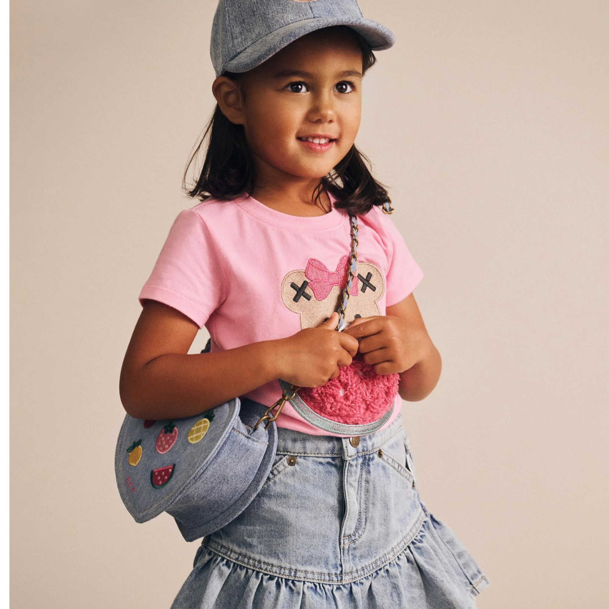 Huxbaby - Dreamy Denim Frilly Skirt