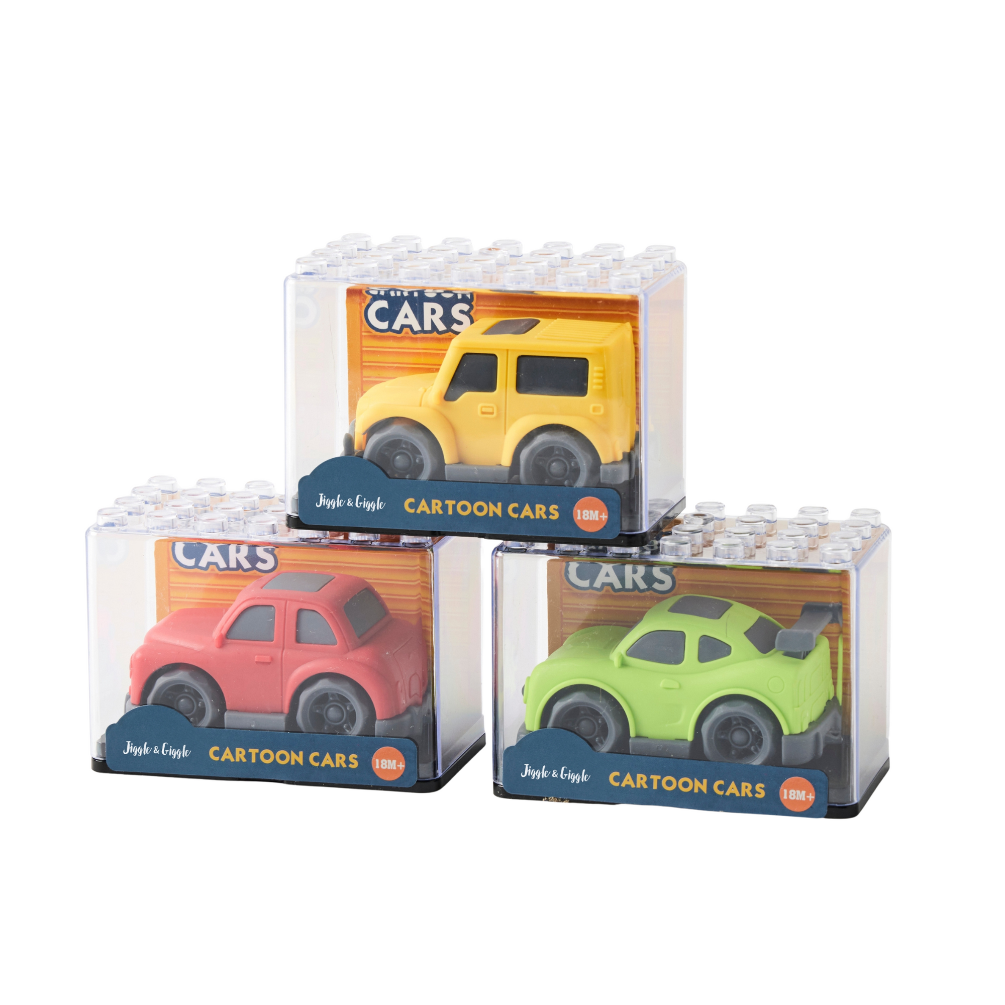 Stack & Play Car – 3 Asst Colours