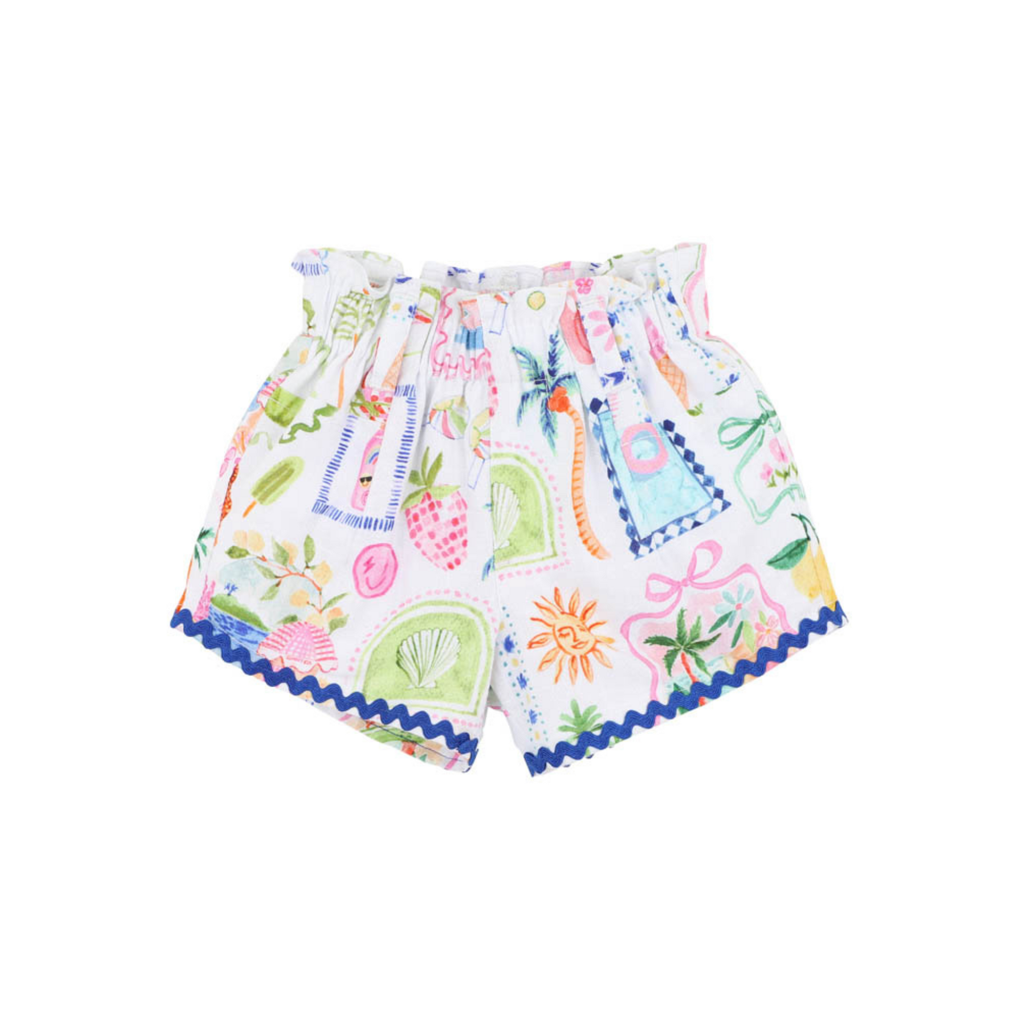 Fox & Finch Summer Vacay Ric Rac Shorts