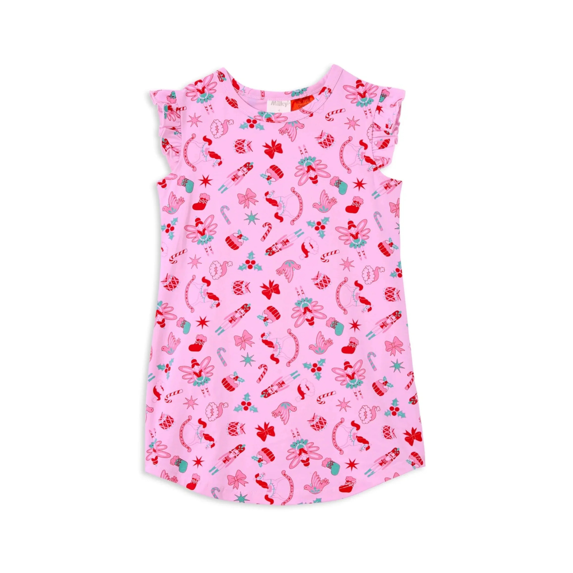 Milky Christmas Nights Nightie - Pink Candy