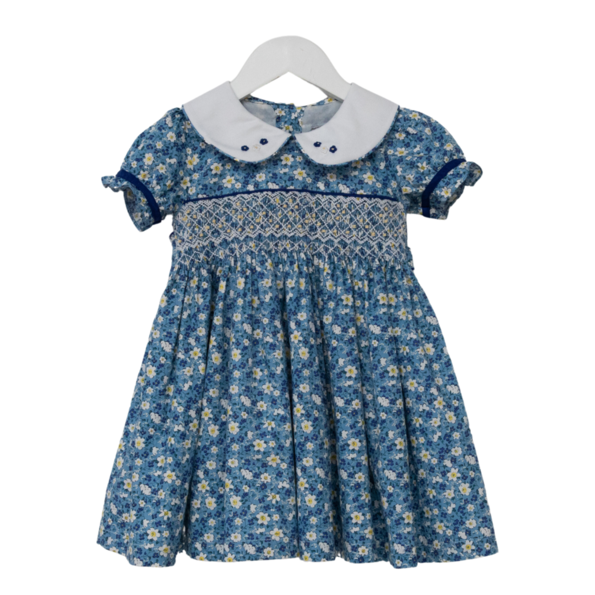 Smox Rox Sunny Dress - Yellow and Blue Florals