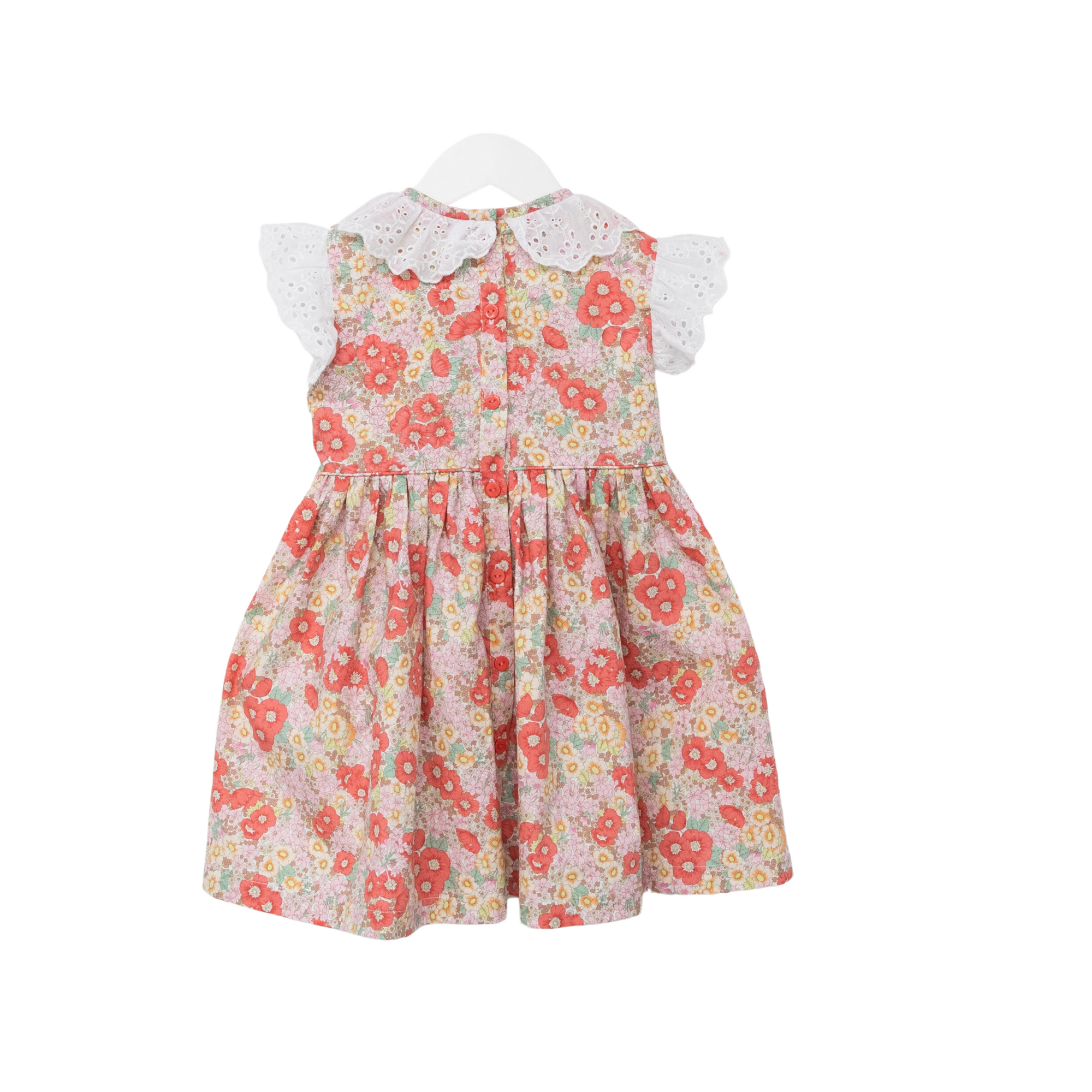 Smox Rox Poppy Dress - Coral Poppies