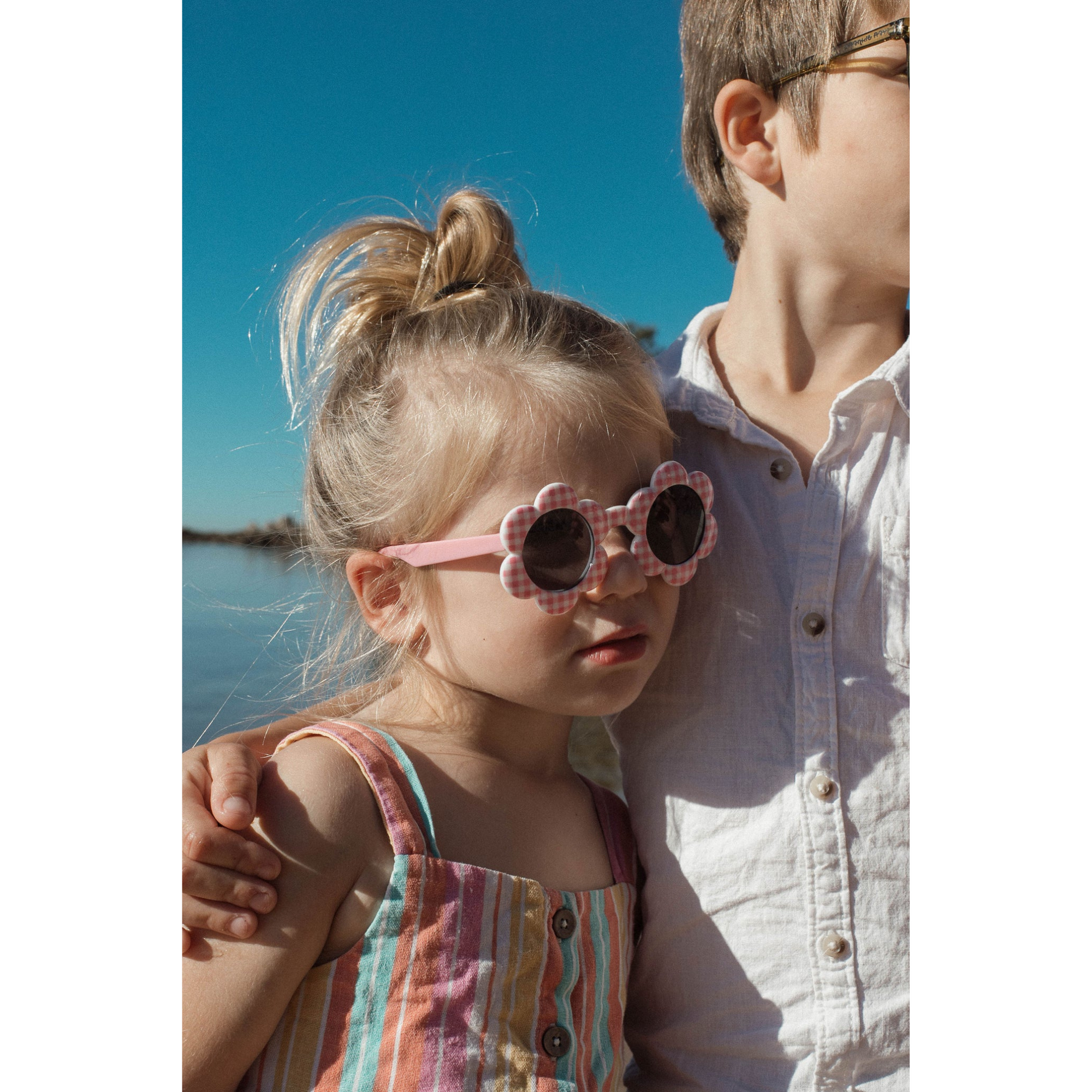 Frankie Ray Baby Daisy - Pink Check