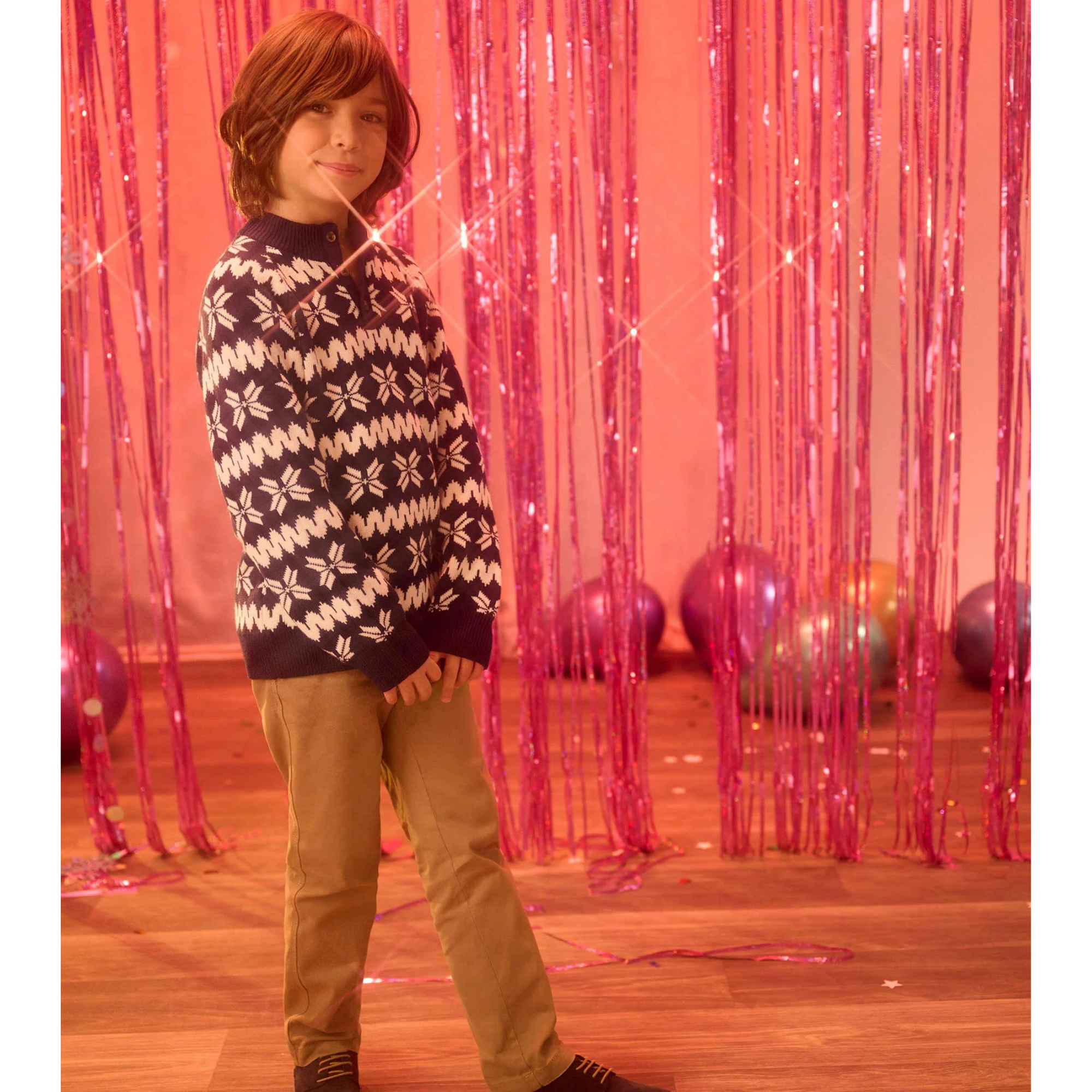 Hatley Winter Knit Mock Neck Sweater - Solstice