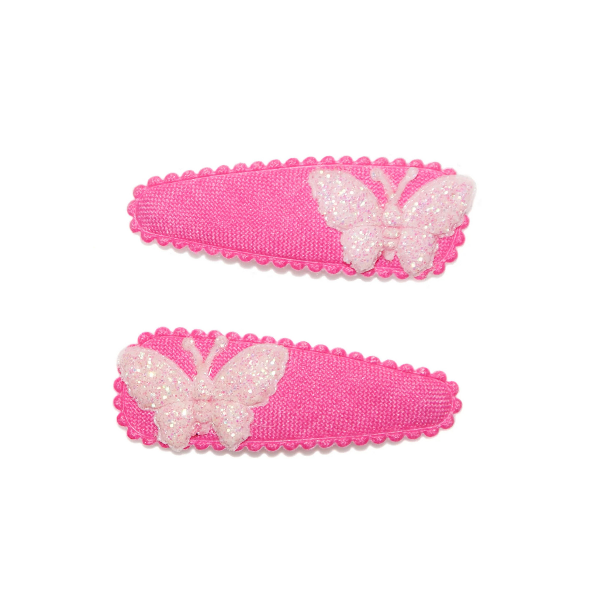 Goody Gumdrops Glitter Butterfly Mid Snaps - Pink