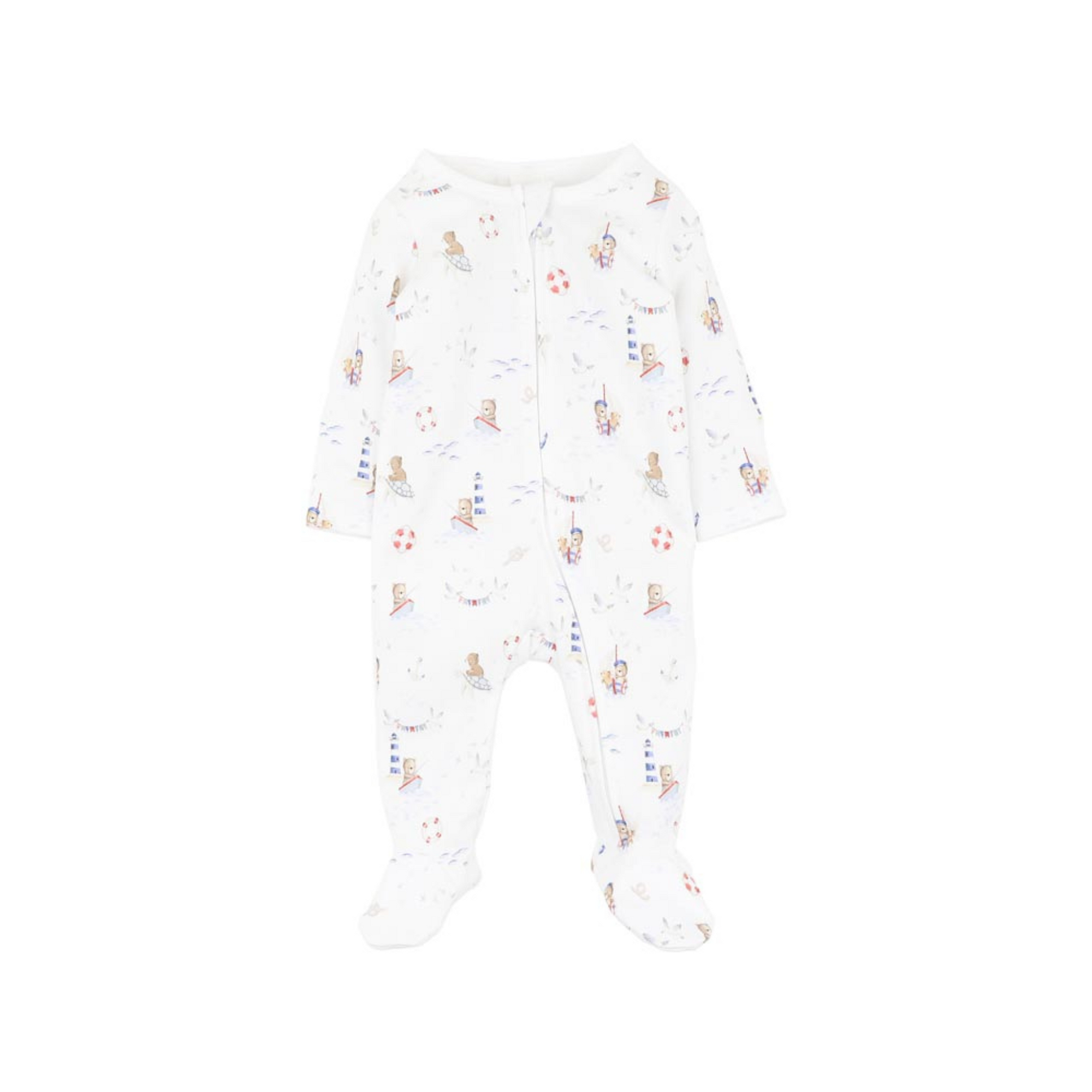 Bebe Axel Organic Print LS Zipsuit