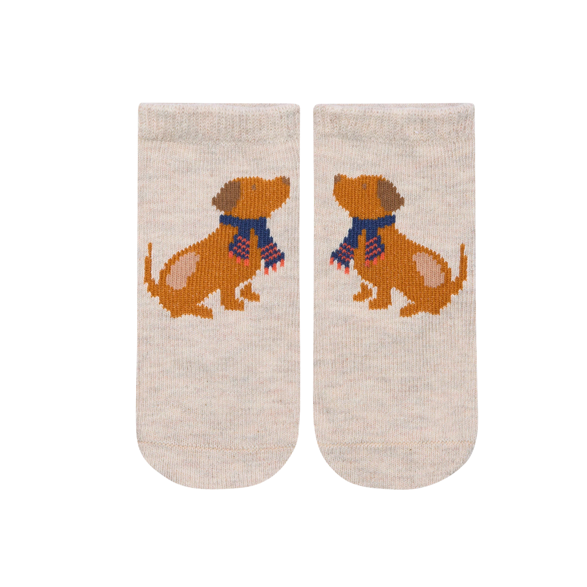 Toshi Organic Socks Ankle Jacquard Puppy Dog