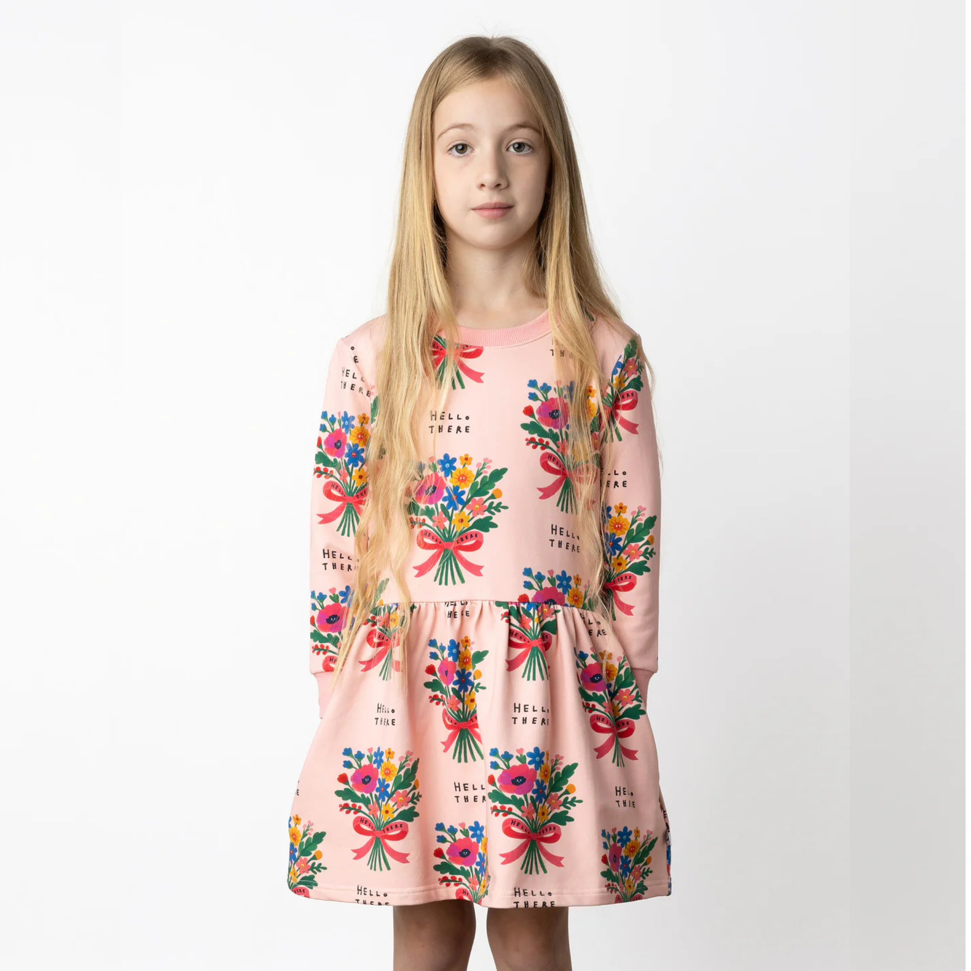 Minti Painted Bouquet Dress