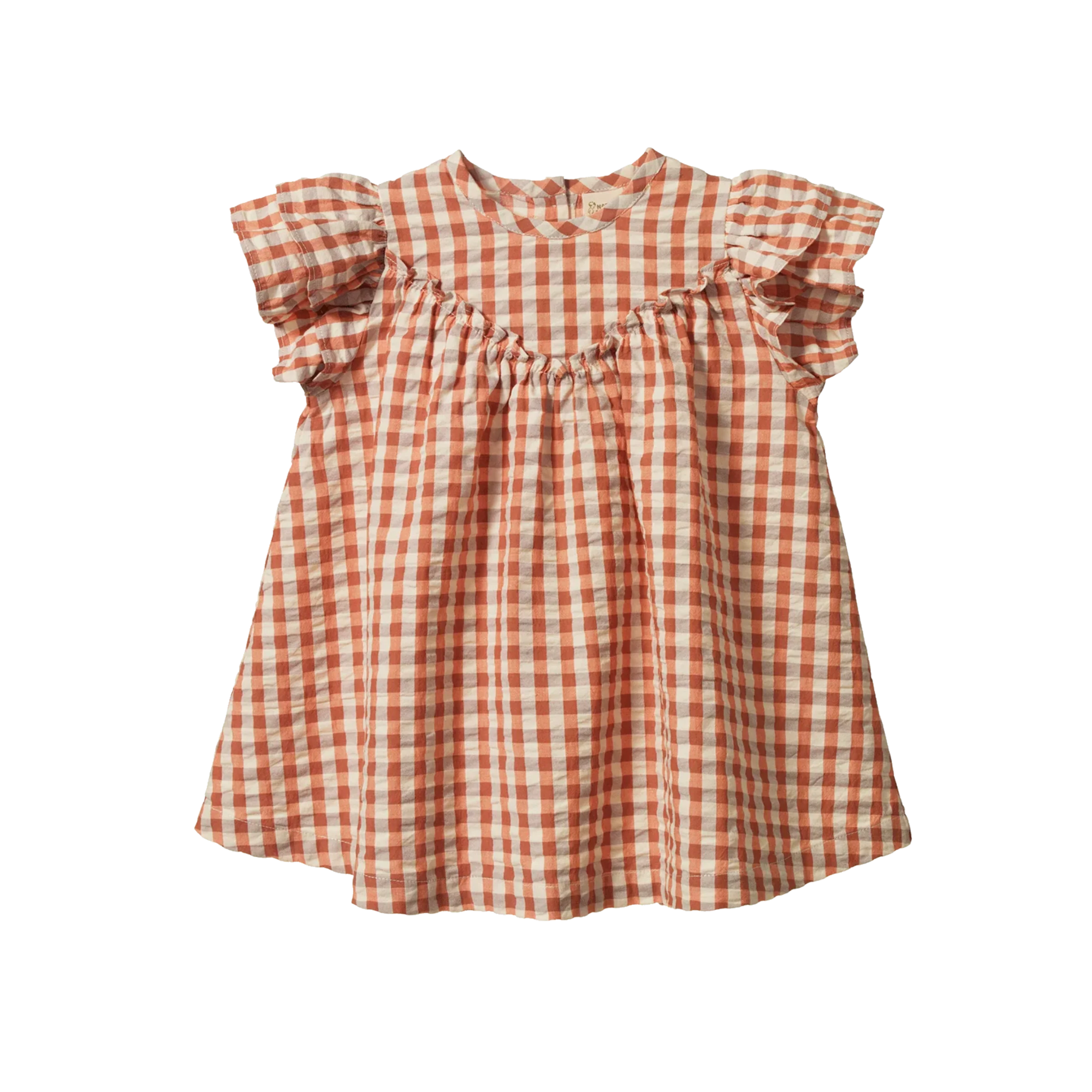 Nature Baby Una Dress - Dandelion Gingham