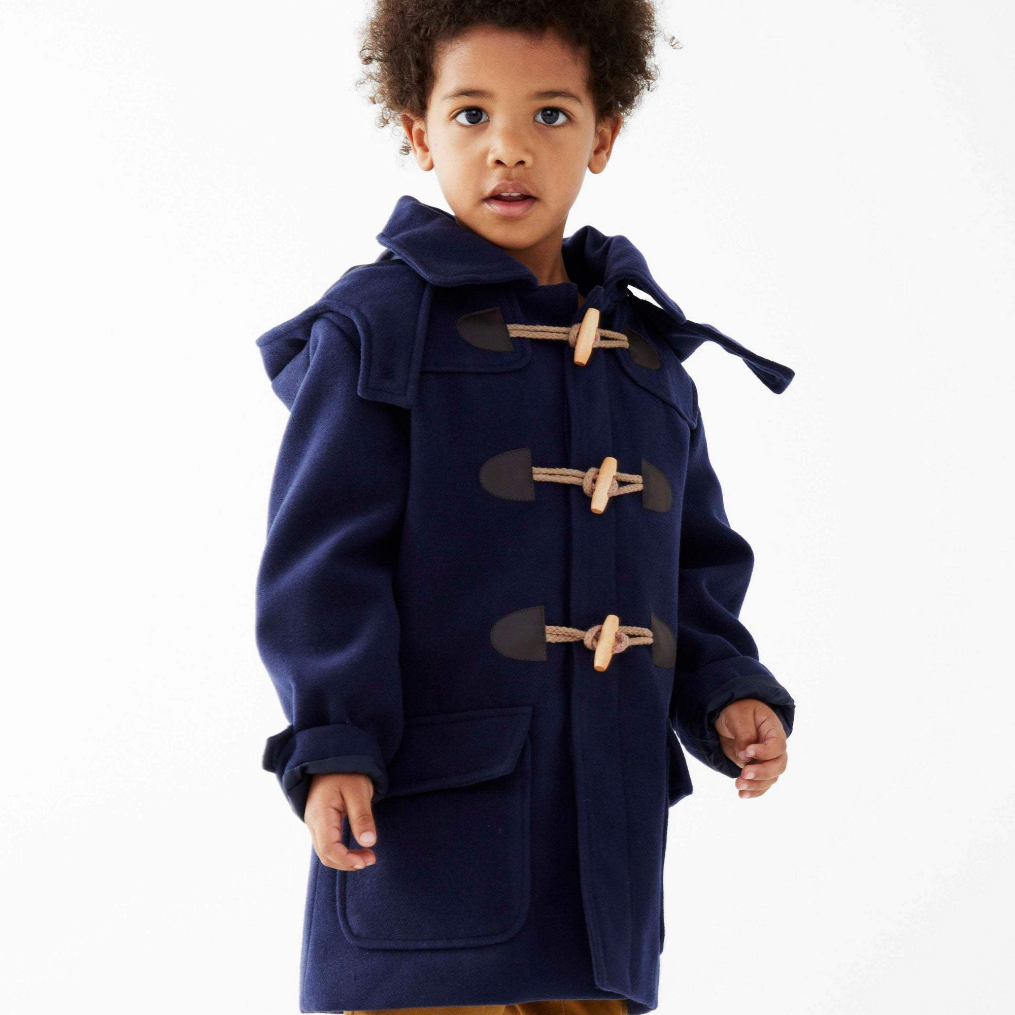 Korango Duffle Overcoat - Navy
