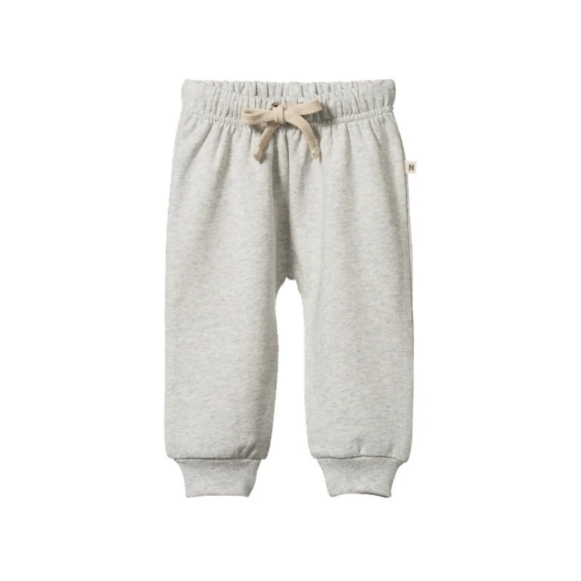 Nature Baby Sunday Track Pants - Light Grey Marl